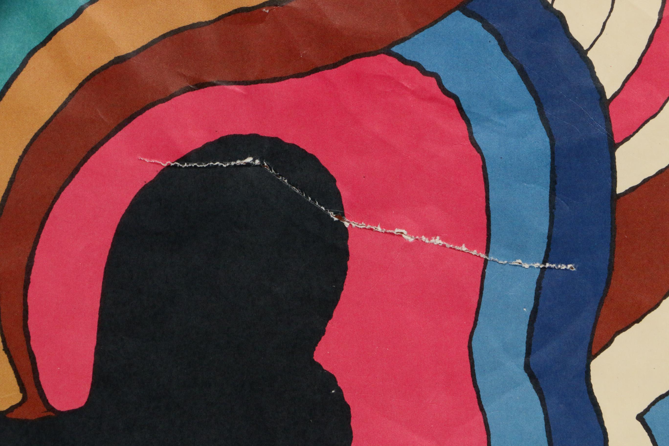 Bob Dylan Poster Designed by Milton Glaser, 1966