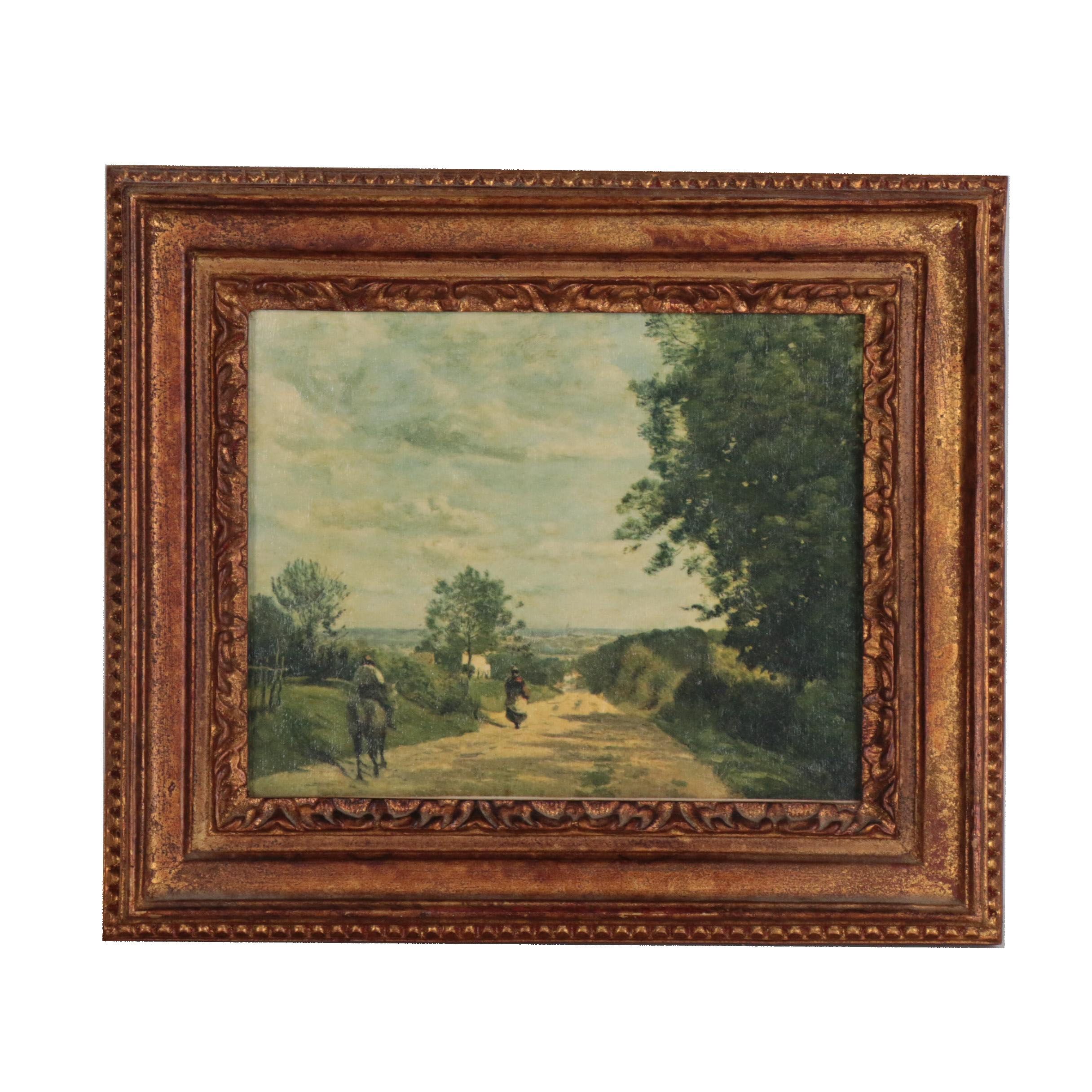 Giclée after Jean Baptiste Corot "The Road to Sevres"