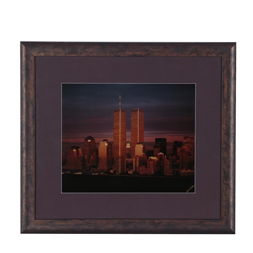 Offset Lithograph after Dale Fisher "World Trade Center", circa 1997