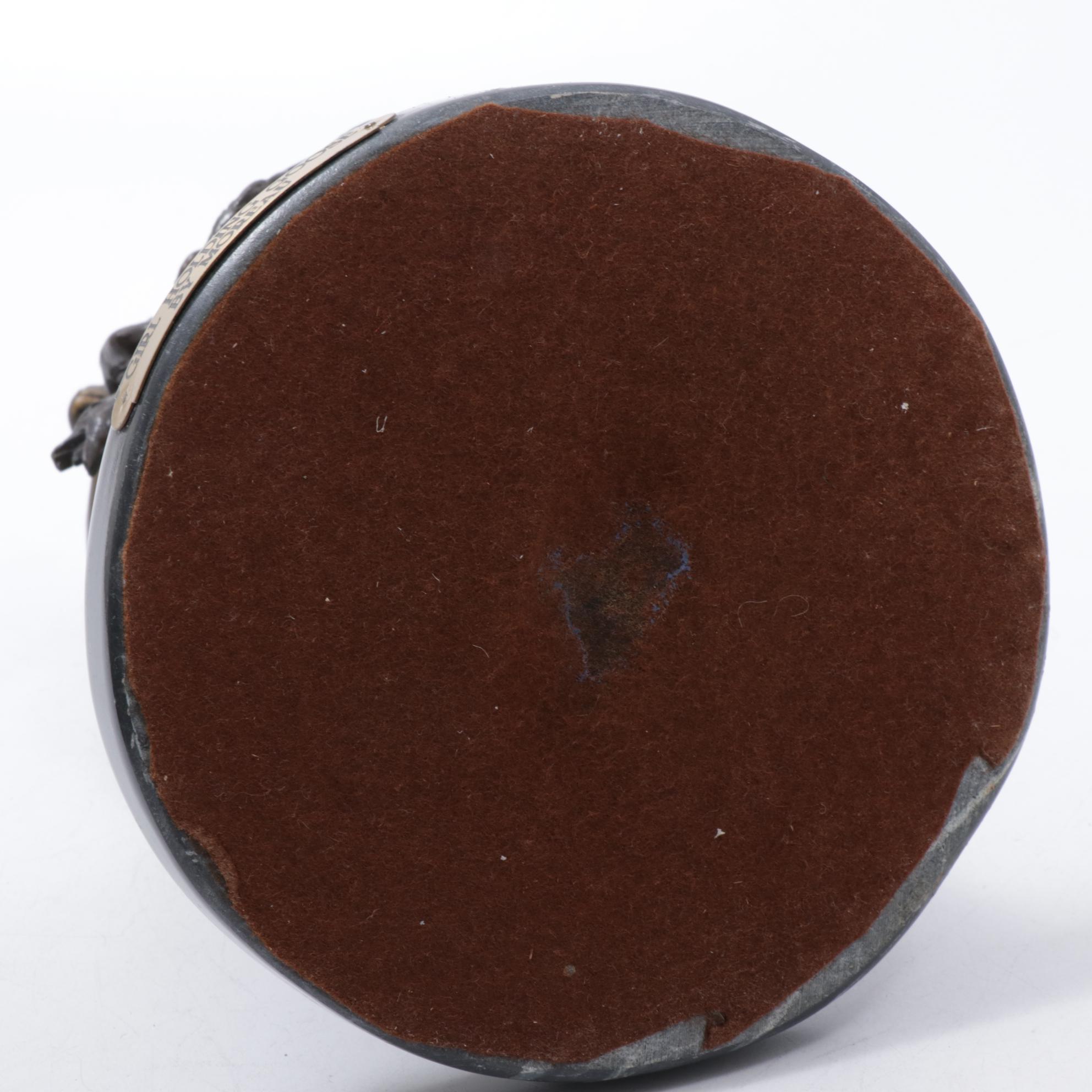 Bronze Sculpture After Auguste Moreau "Girl Holding Goose", circa 1906