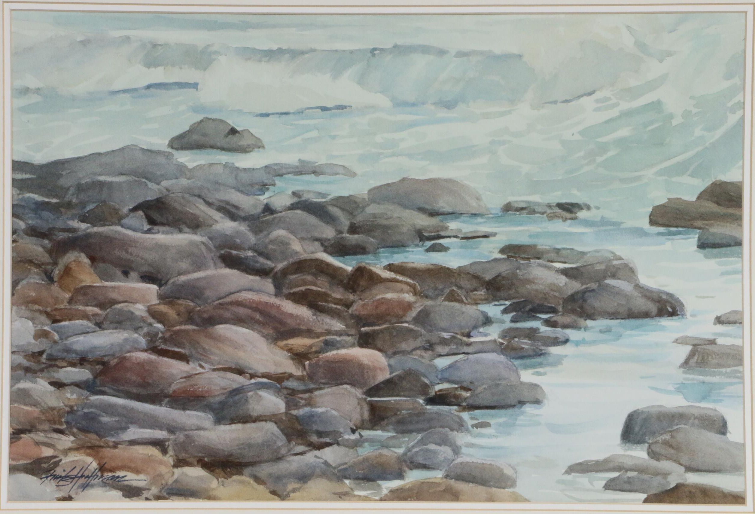 Fritz Hartmann Watercolor Landscape Paintings