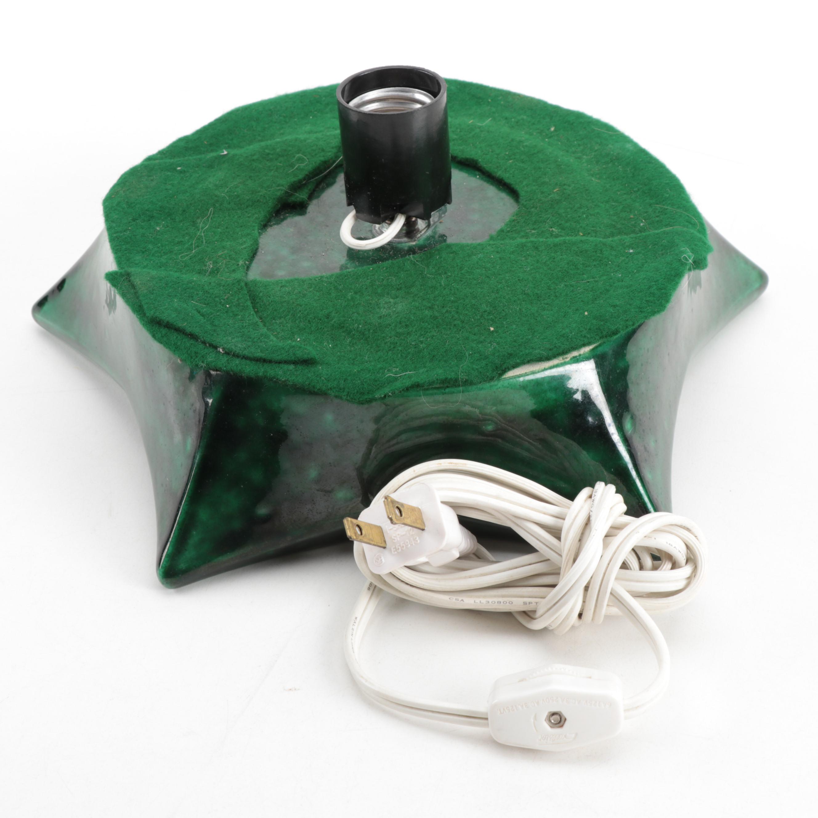 Holland Mold Illuminated Ceramic Christmas Tree