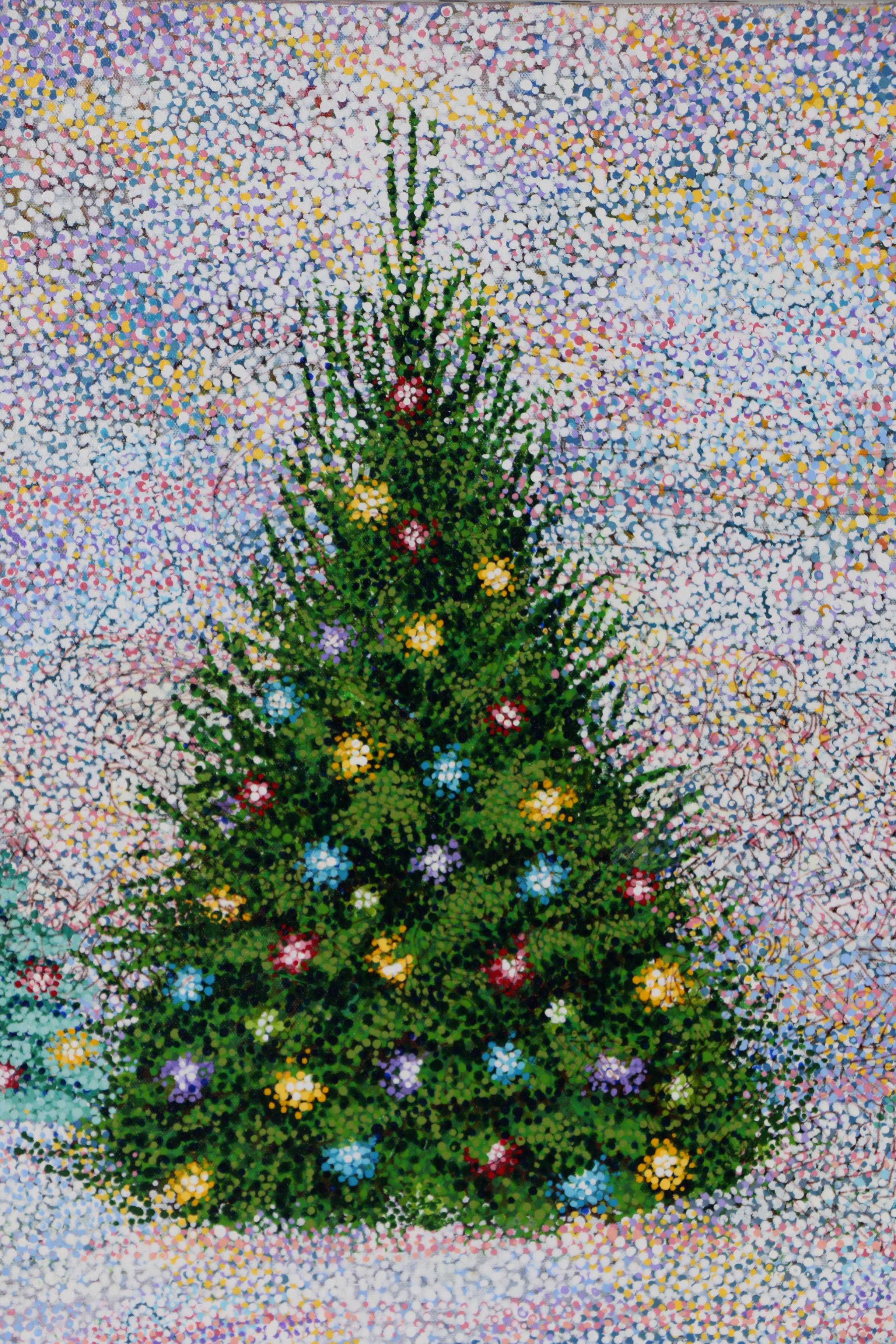 J.C. Hall Holiday Acrylic Painting "New Landscape"