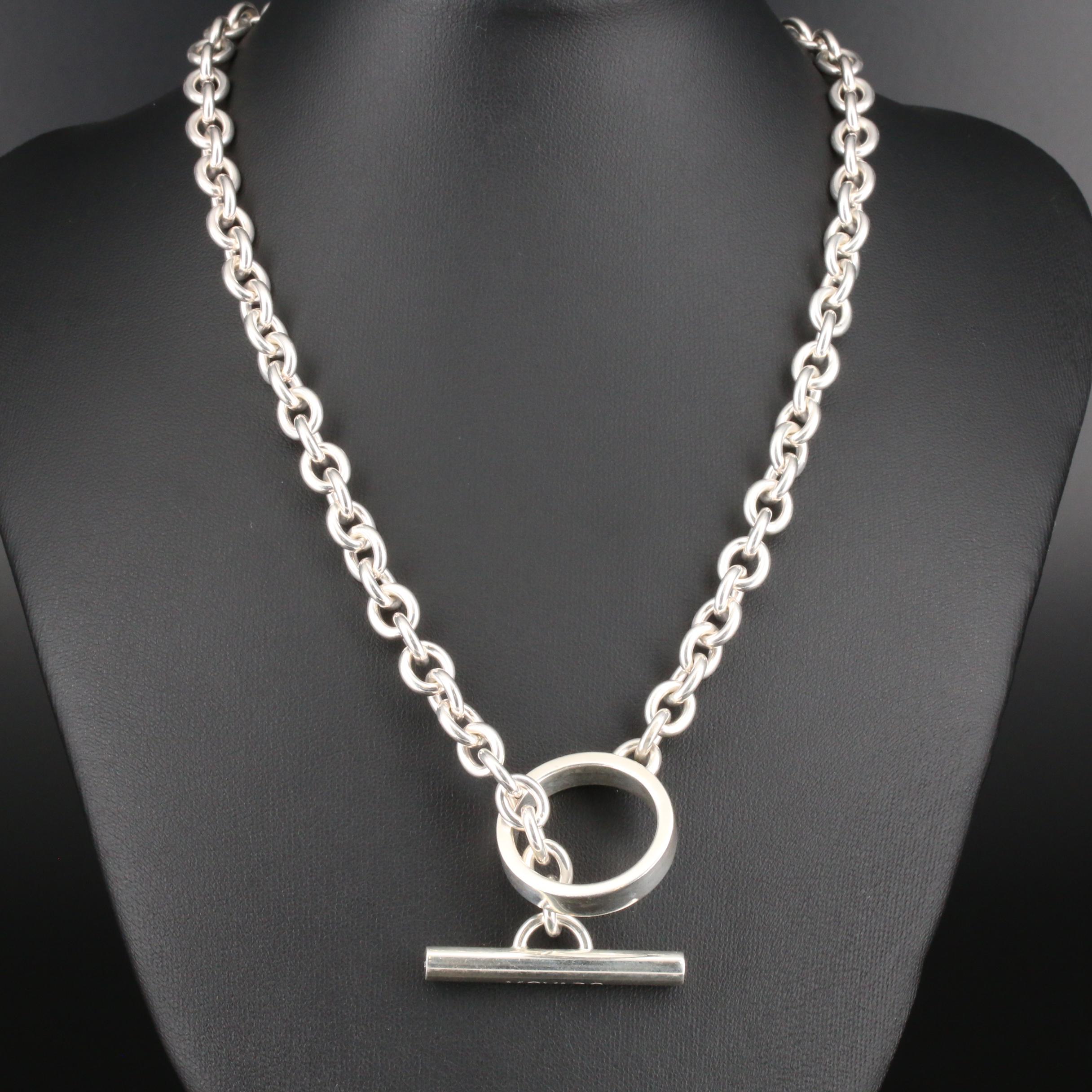 Movado Sterling Silver Necklace