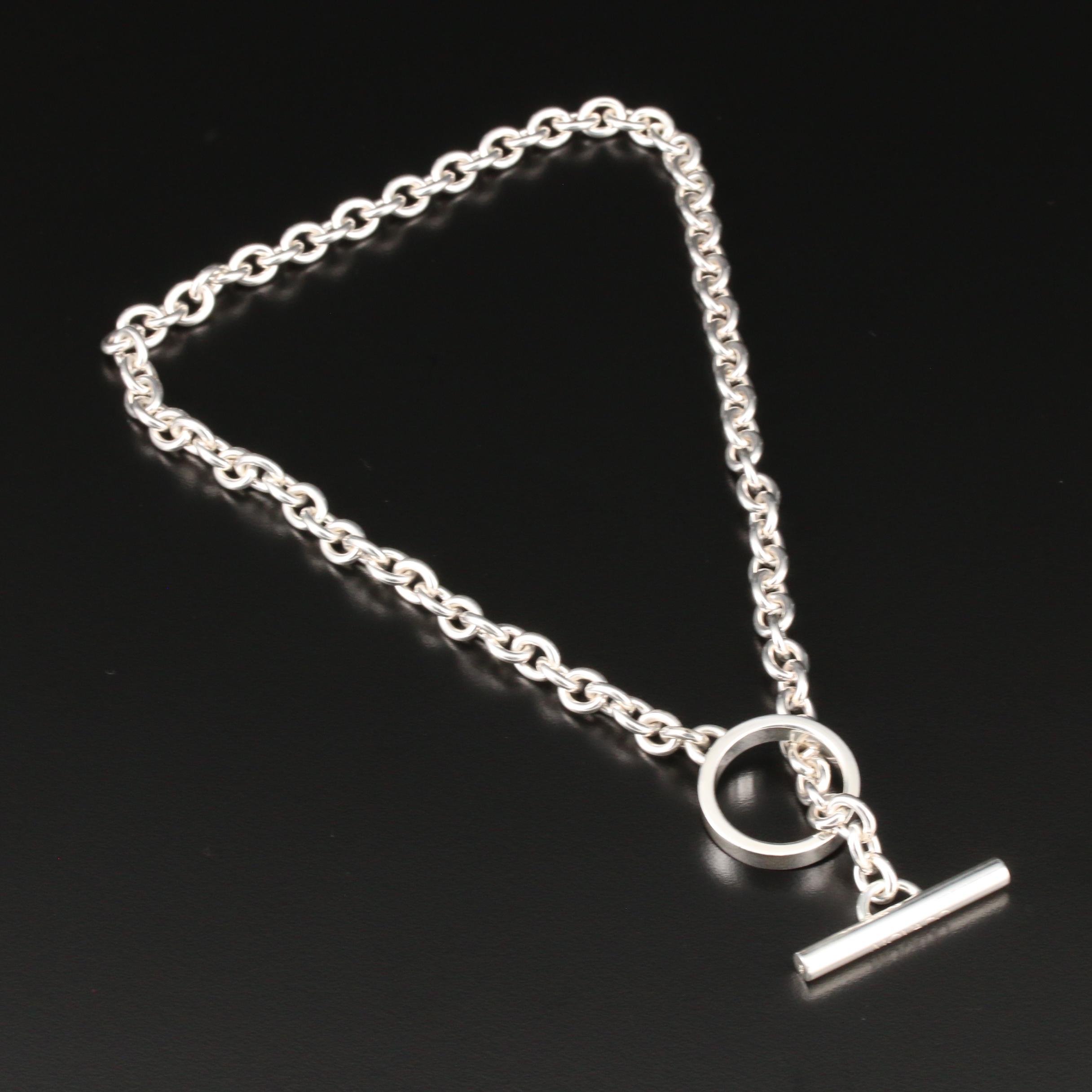 Movado Sterling Silver Necklace