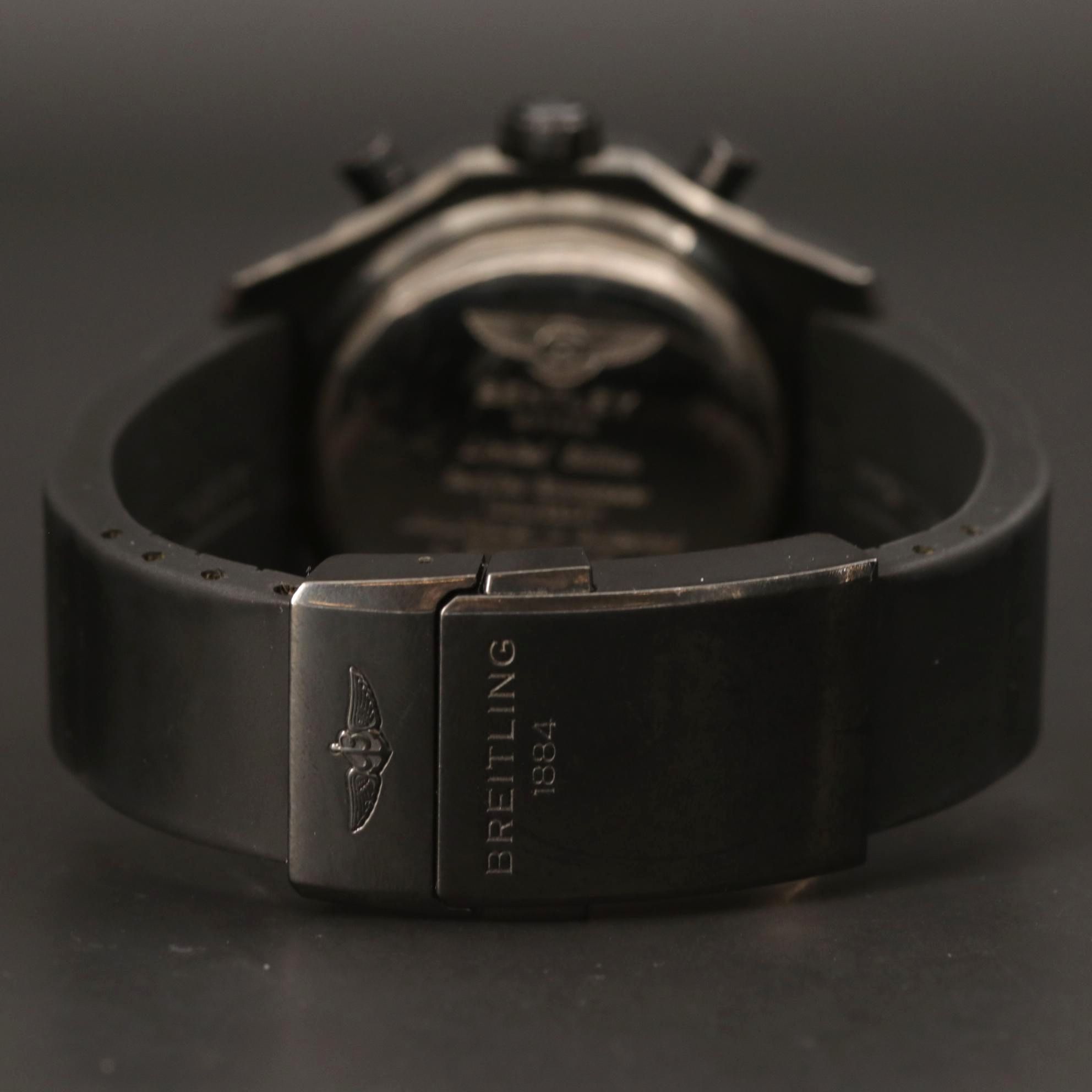 Breitling For Bentley Barnato 42 Midnight Carbon Chronograph Watch