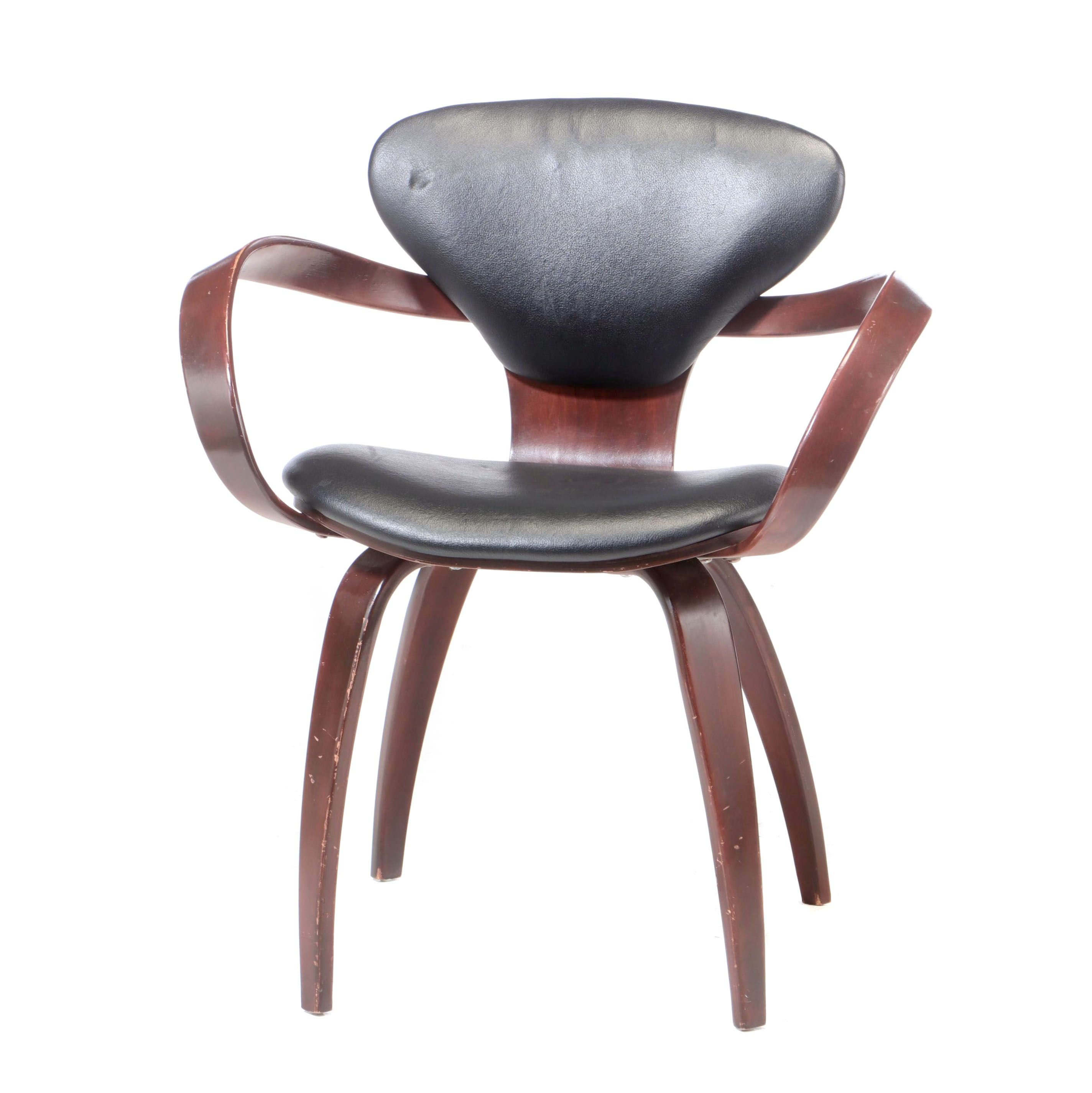 Paul Goldman for Levenger, Mid Century Modern Bentwood "Pretzel" Armchair