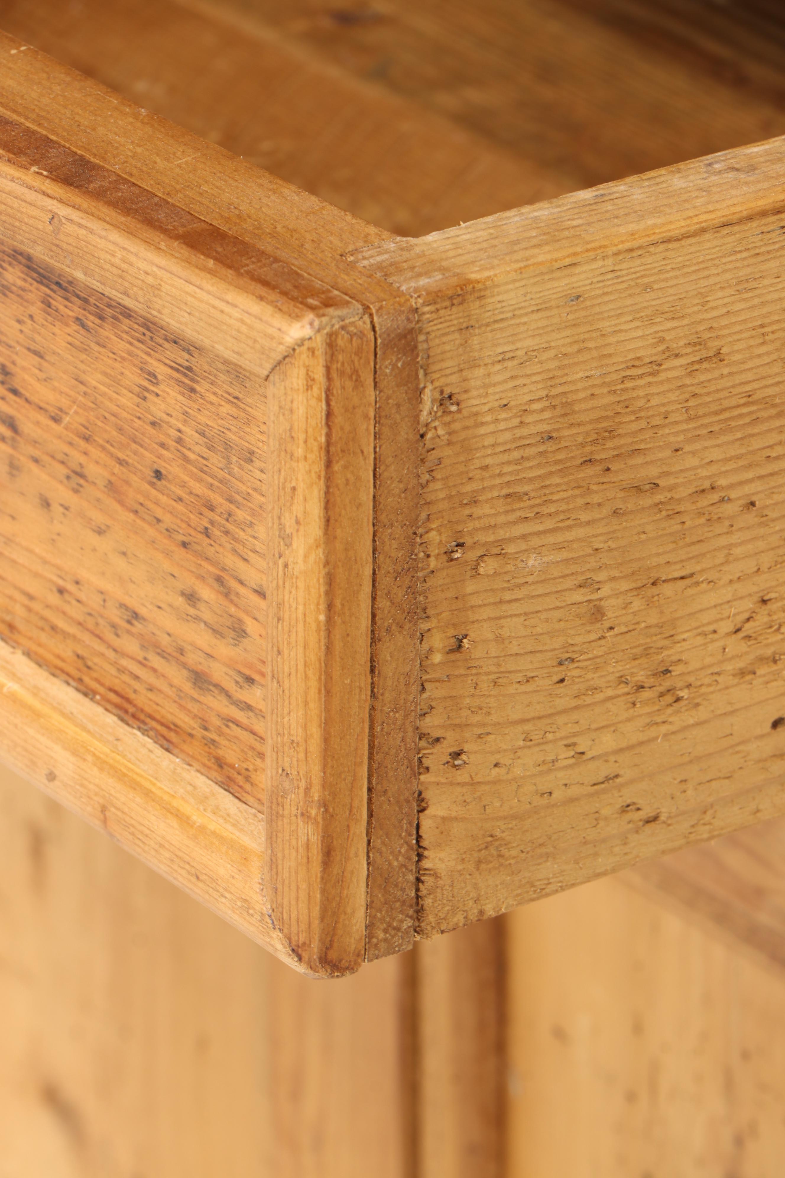 Provincial Pine Stepback Cupboard, 20th Century