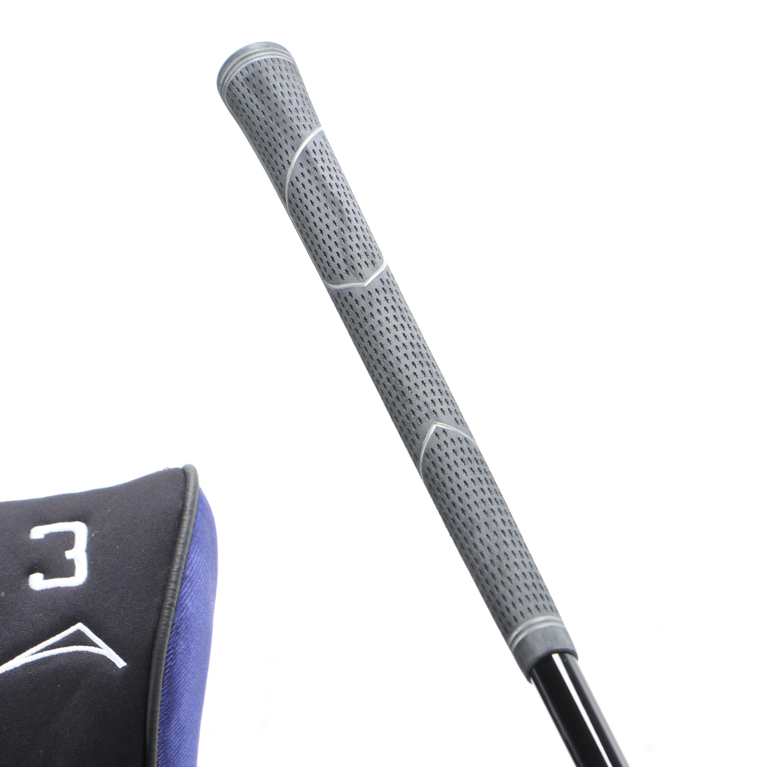 Acuity "Hiper Max" Set of Left Handed Golf Clubs with Three Putters and a Bag