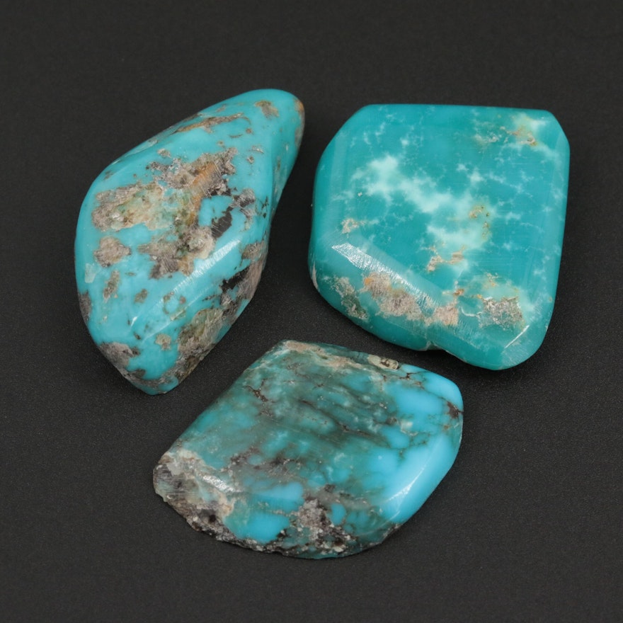 Loose 55.85 CTW Turquoise Gemstones