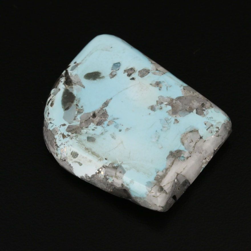 Loose 77.82 CT Turquoise in Quartz Gemstone