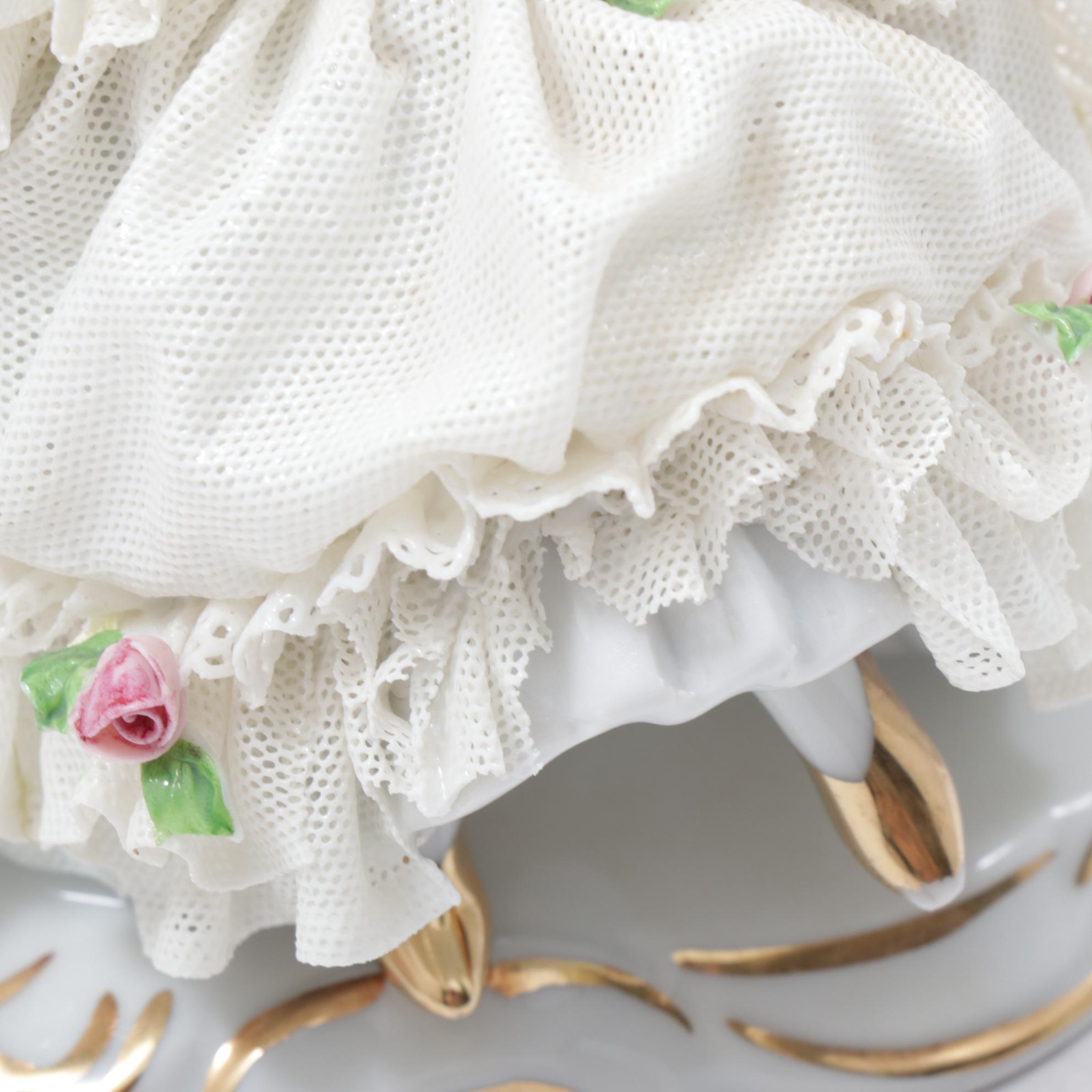 Dresden Lace Porcelain Figurines