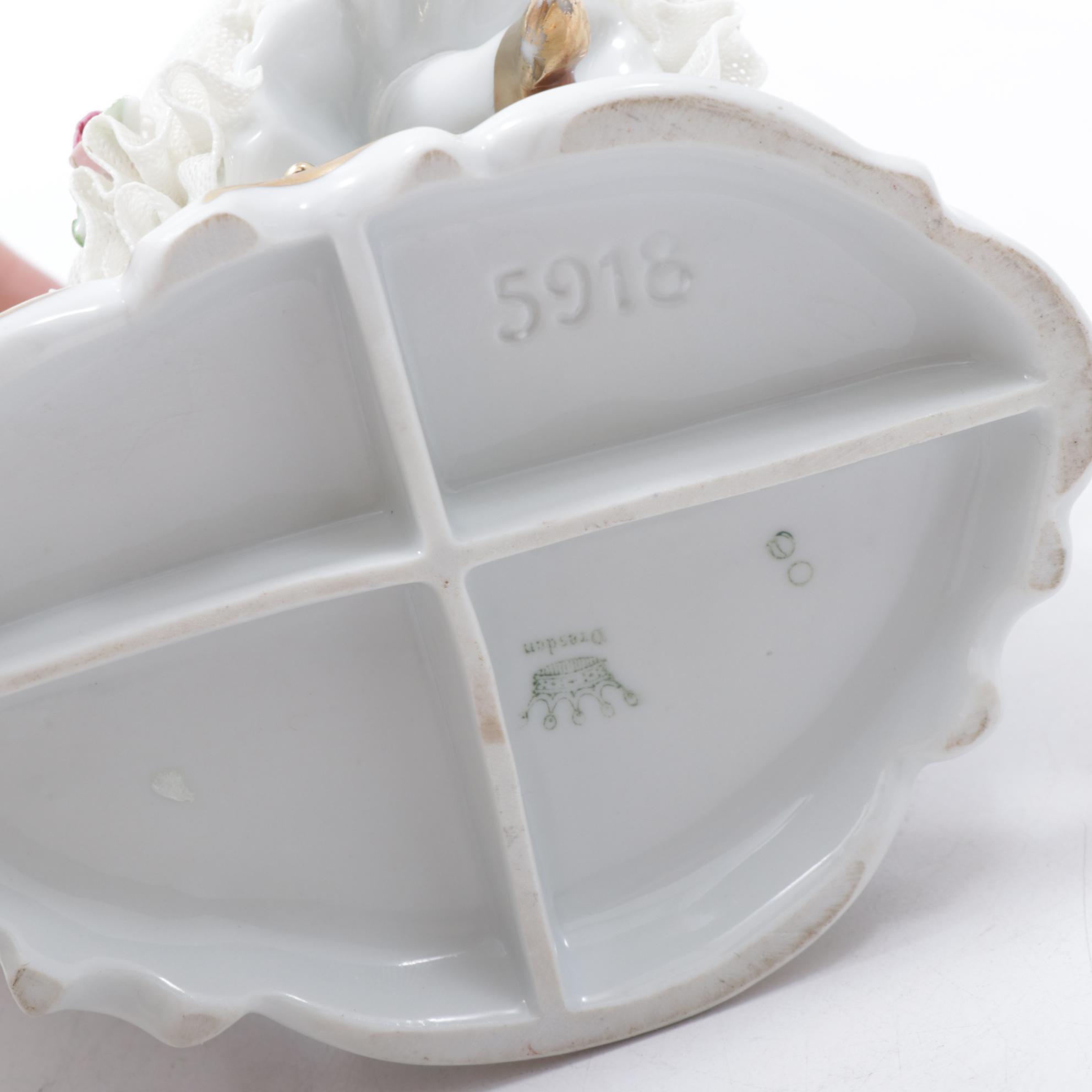 Dresden Lace Porcelain Figurines