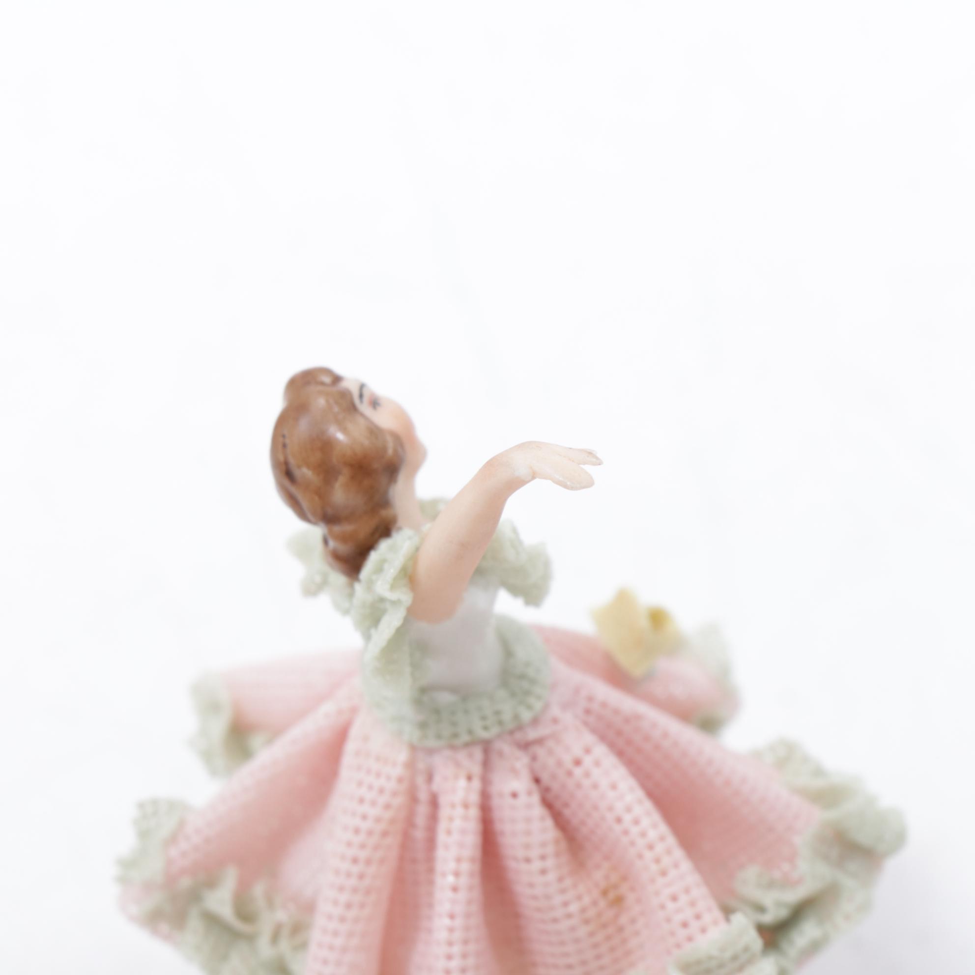 Dresden Lace Porcelain Figurines