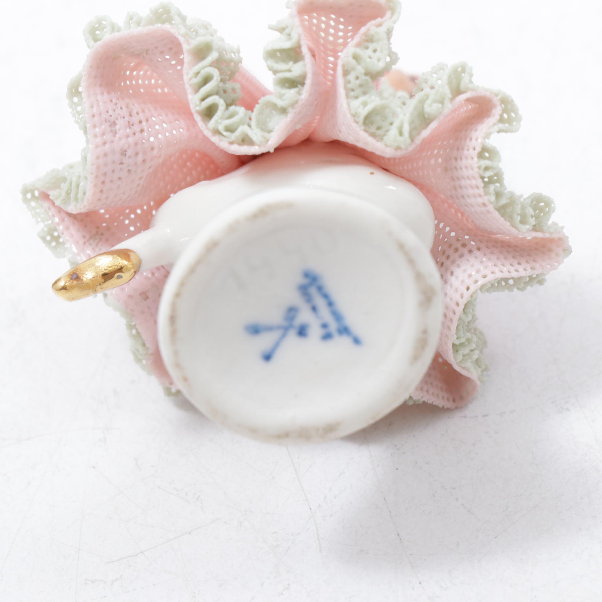 Dresden Lace Porcelain Figurines