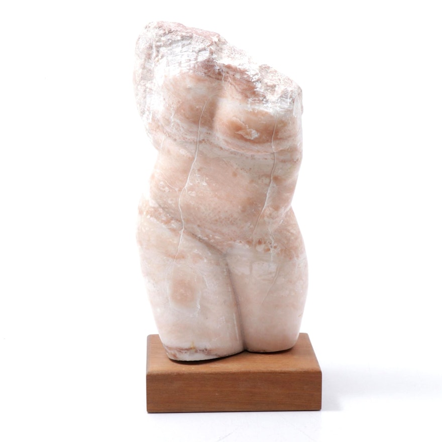 Classical Style Carved Stone Figural Sculpture