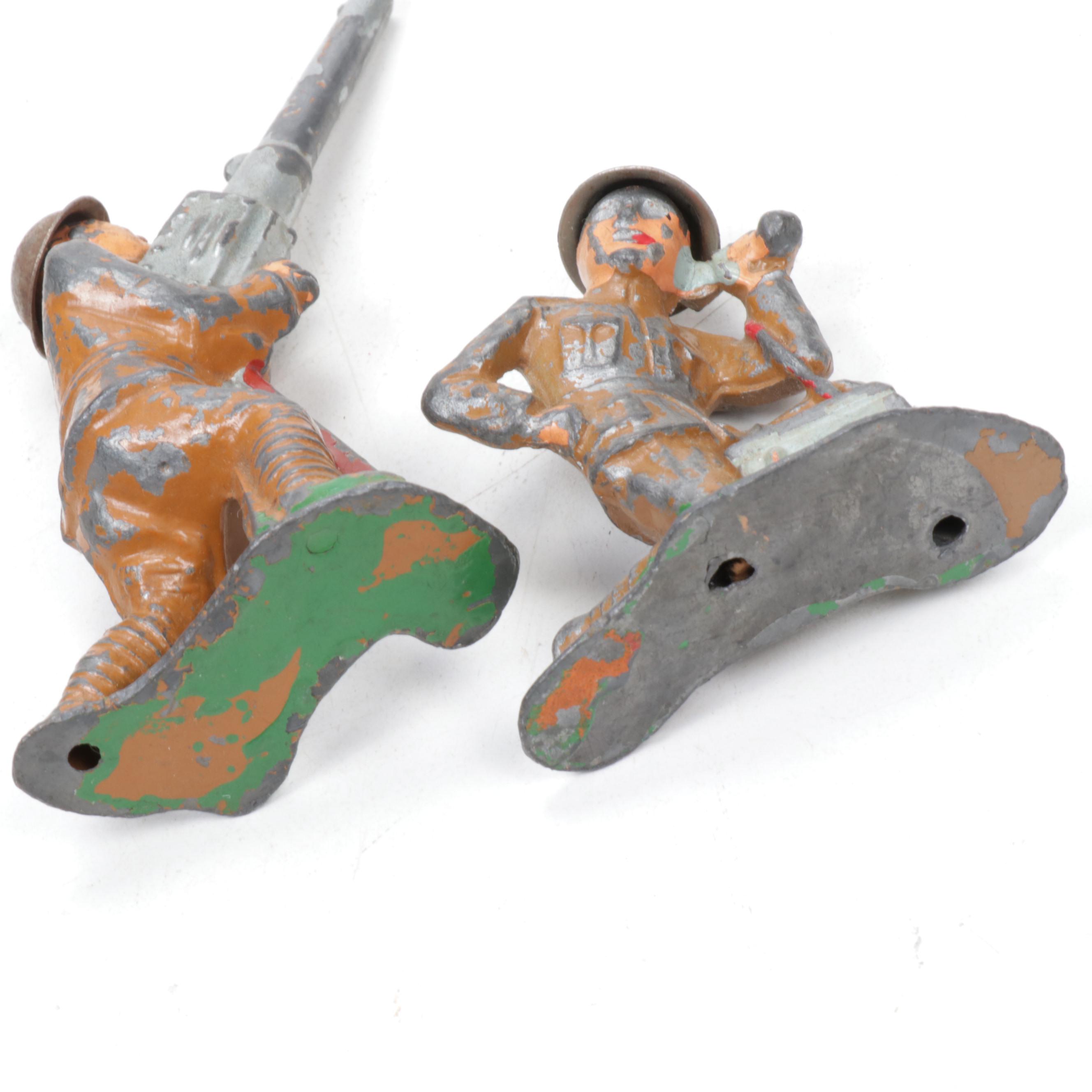 Lead-Cast Toy Soldiers, Early to Mid 20th Century
