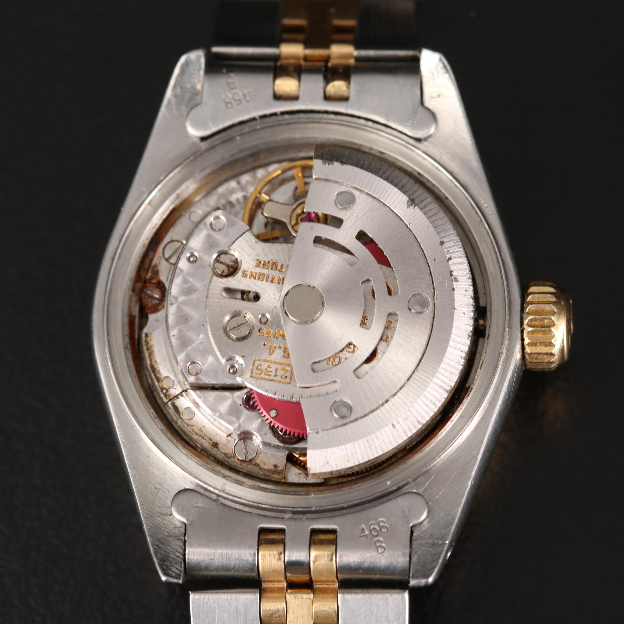 Rolex Datejust 18K Gold and Stainless Steel Automatic Watch, 1991