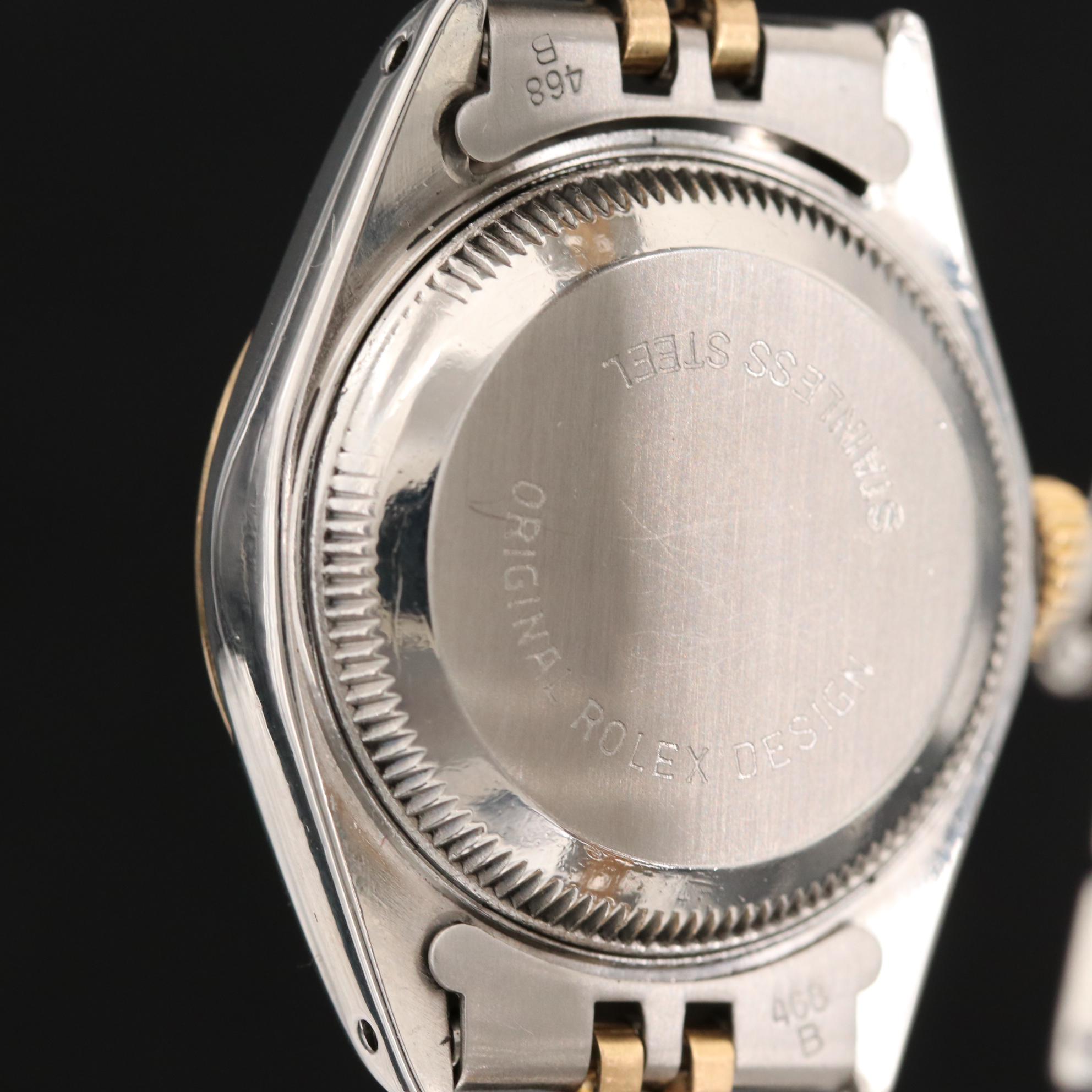 1988 Rolex 18K Gold and Stainless Steel Datejust Diamond Automatic Watch