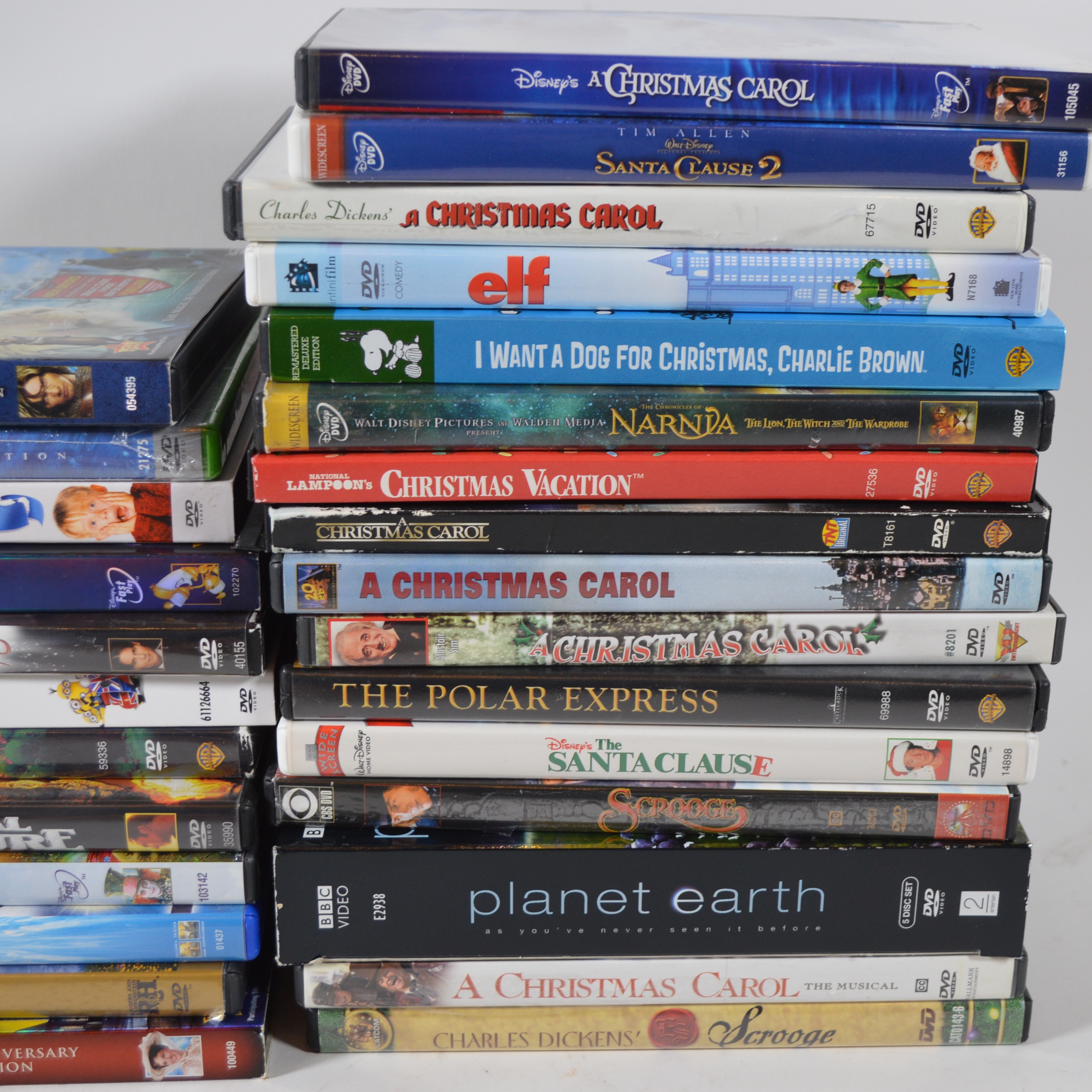 Family, Disney and Christmas DVD Collection Including "The Grinch"