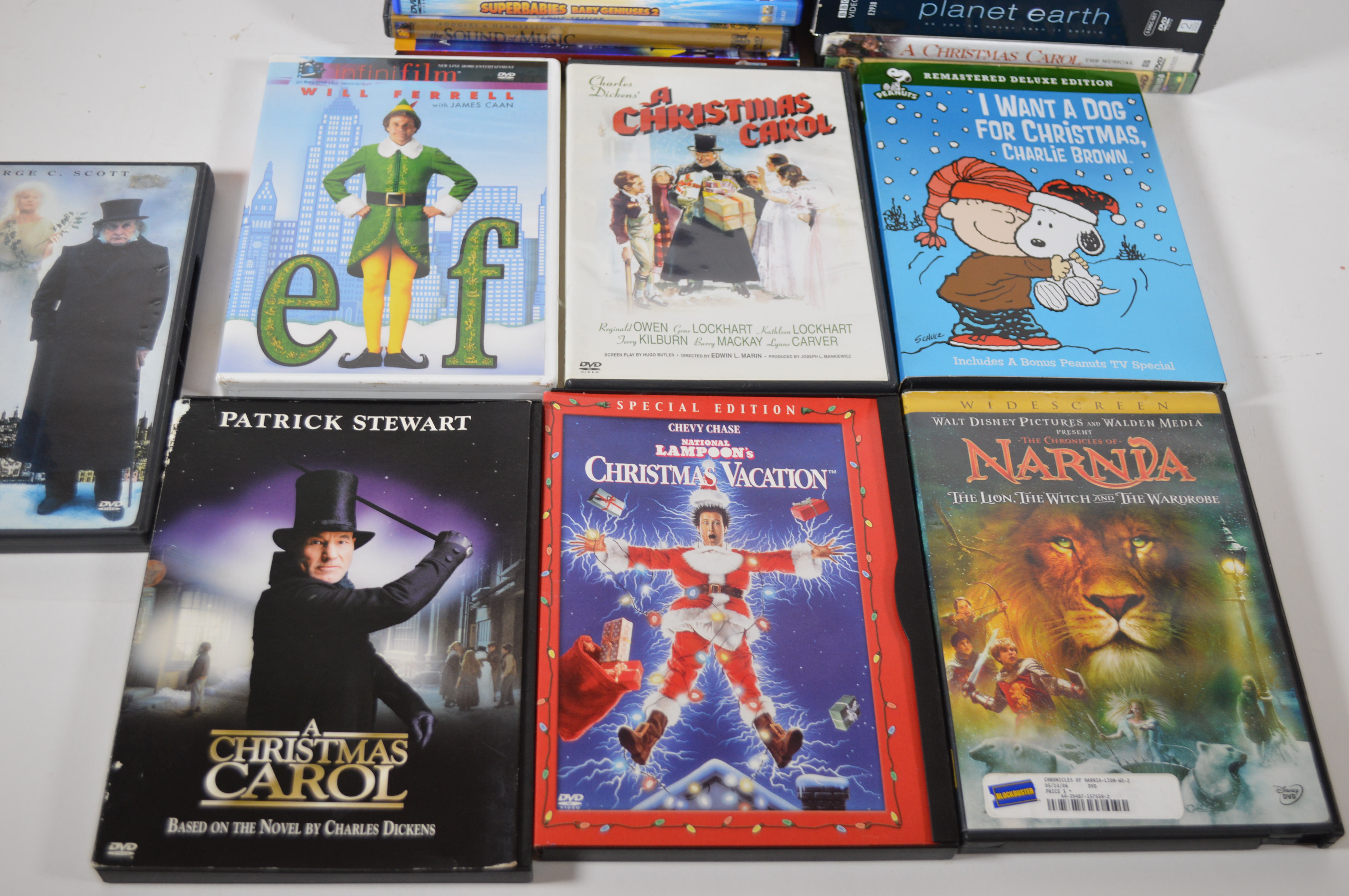 Family, Disney and Christmas DVD Collection Including "The Grinch"