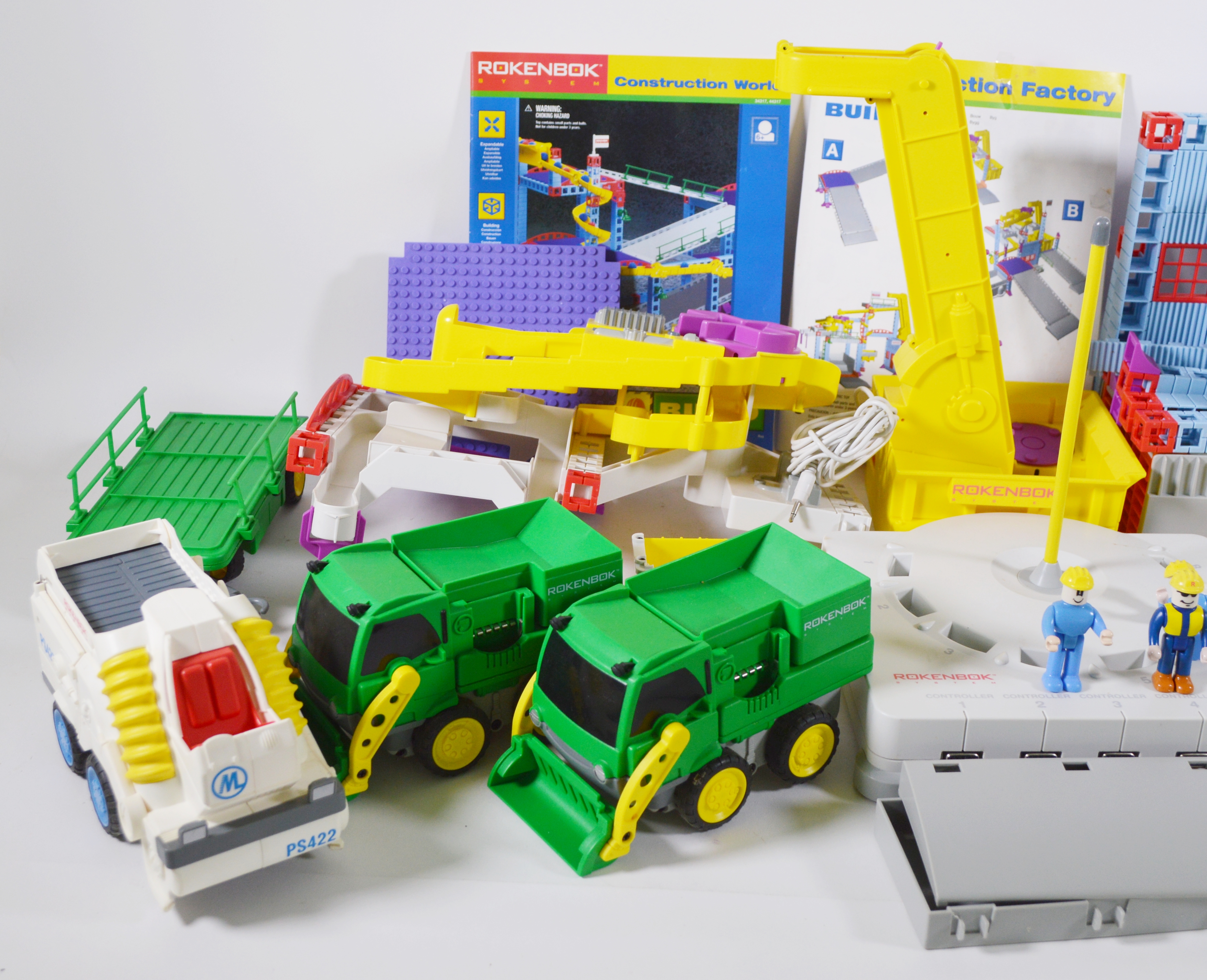 Rokenbok System Construction World and Controllers Toy Play Set