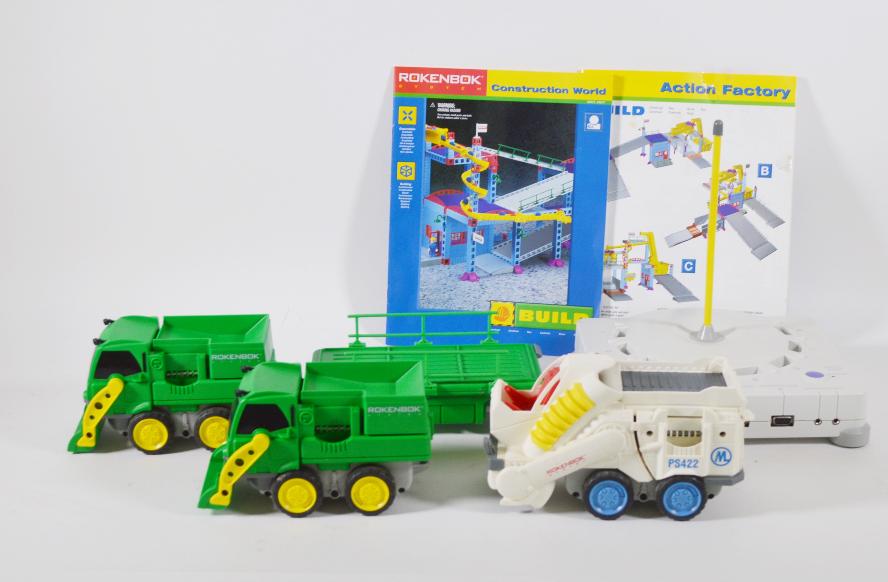 Rokenbok System Construction World and Controllers Toy Play Set