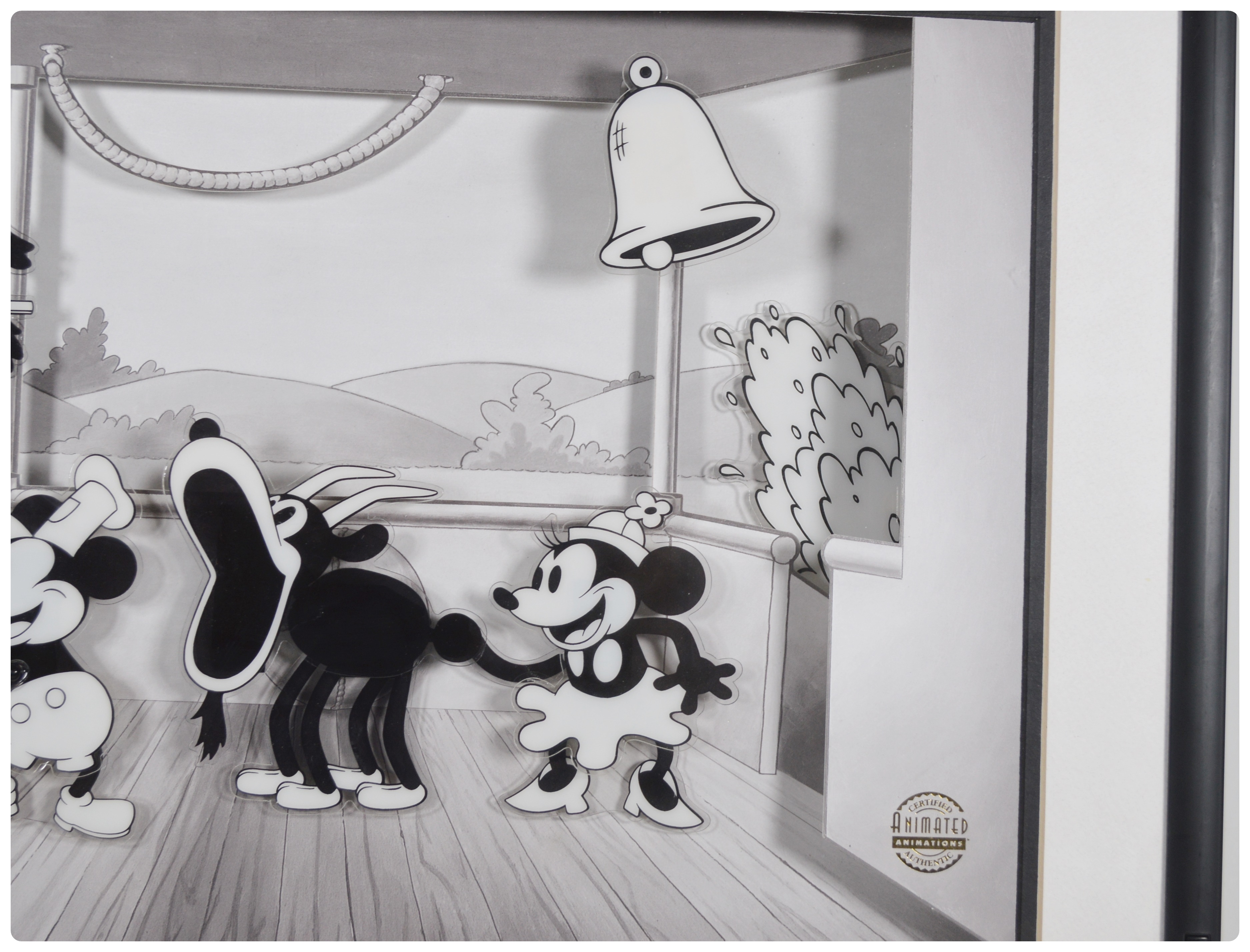 Walt Disney Mickey Mouse "Steamboat Willie" Animation Cel