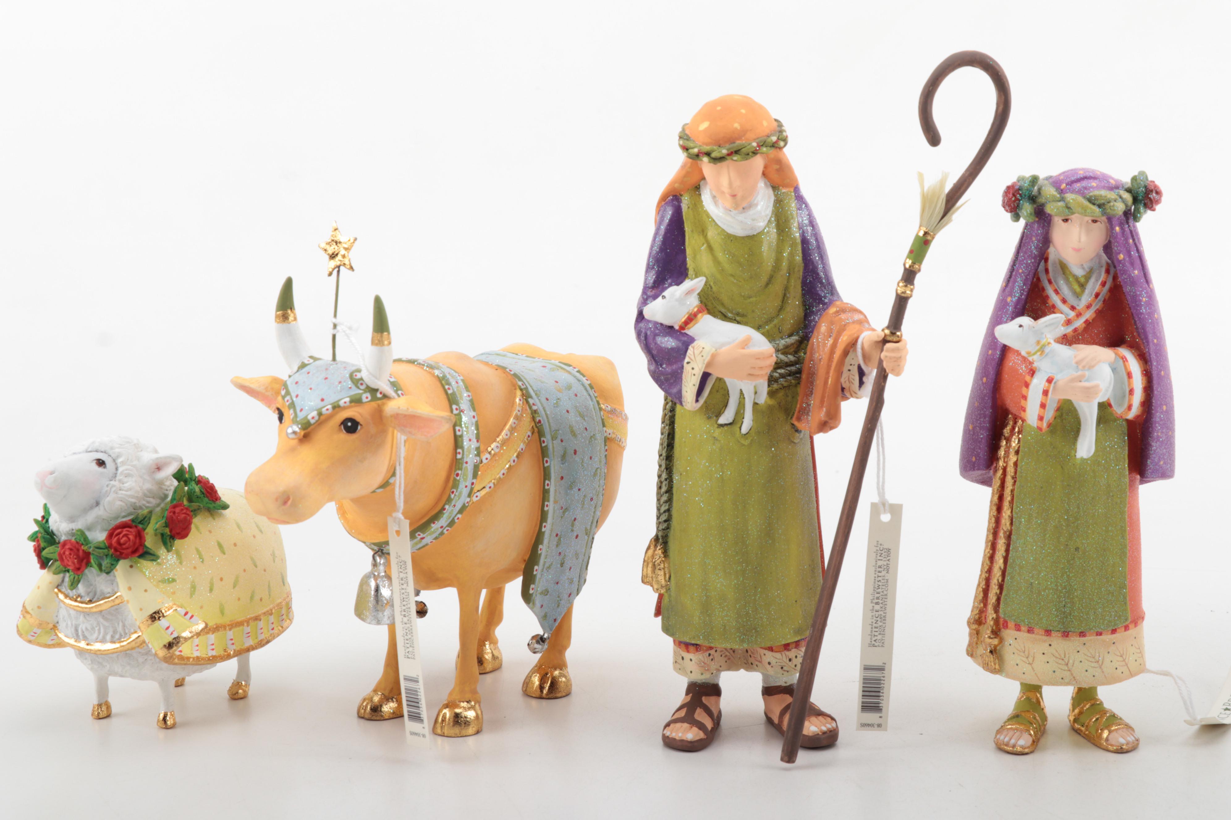 Patience Brewster for MacKenzie-Childs Whimsical Nativity Figure Set