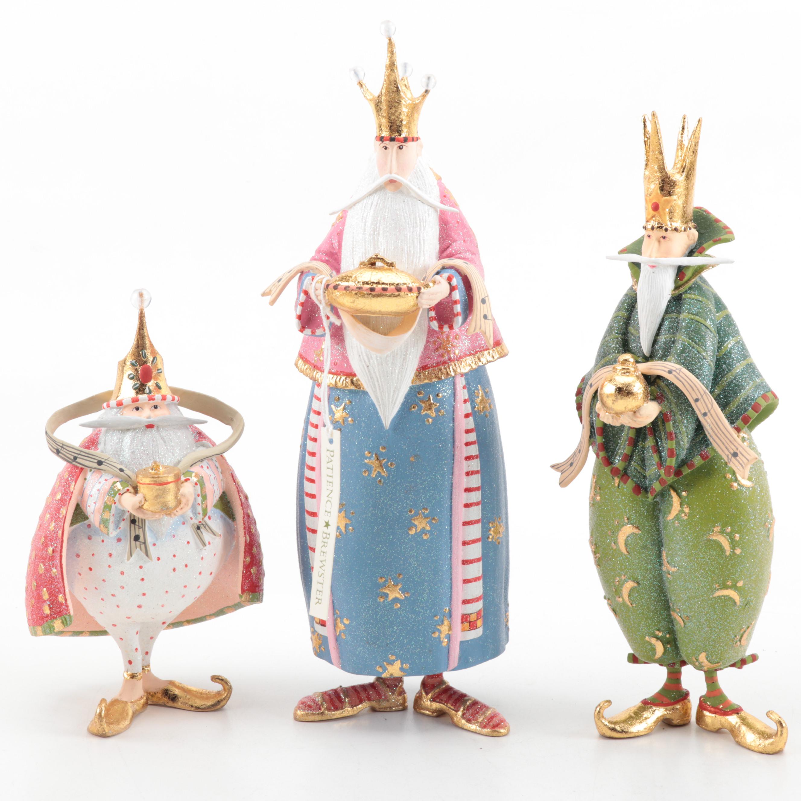 Patience Brewster for MacKenzie-Childs Whimsical Nativity Figure Set
