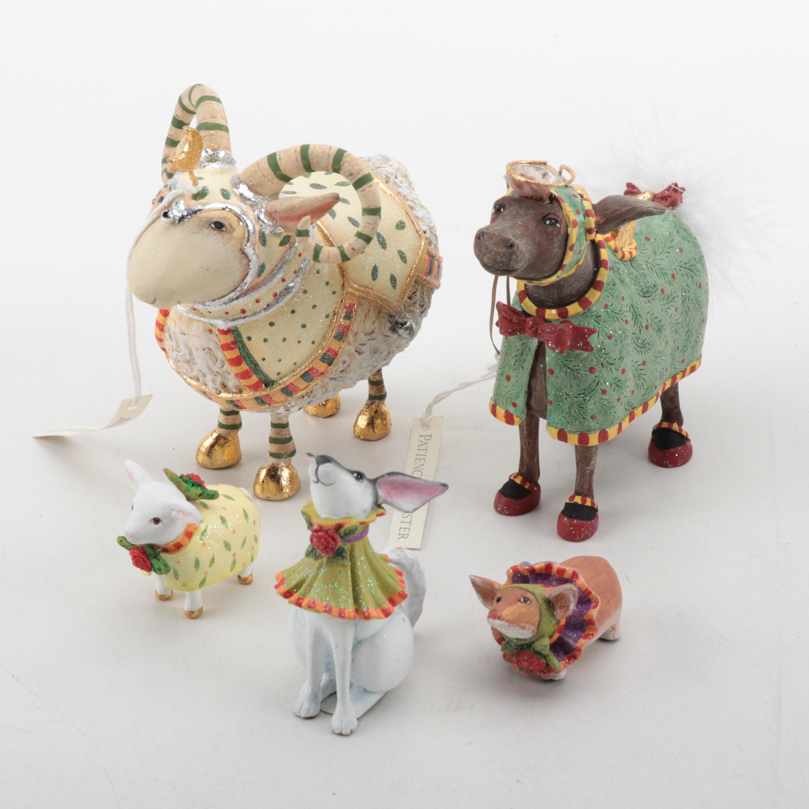 Patience Brewster for MacKenzie-Childs Whimsical Nativity Figure Set