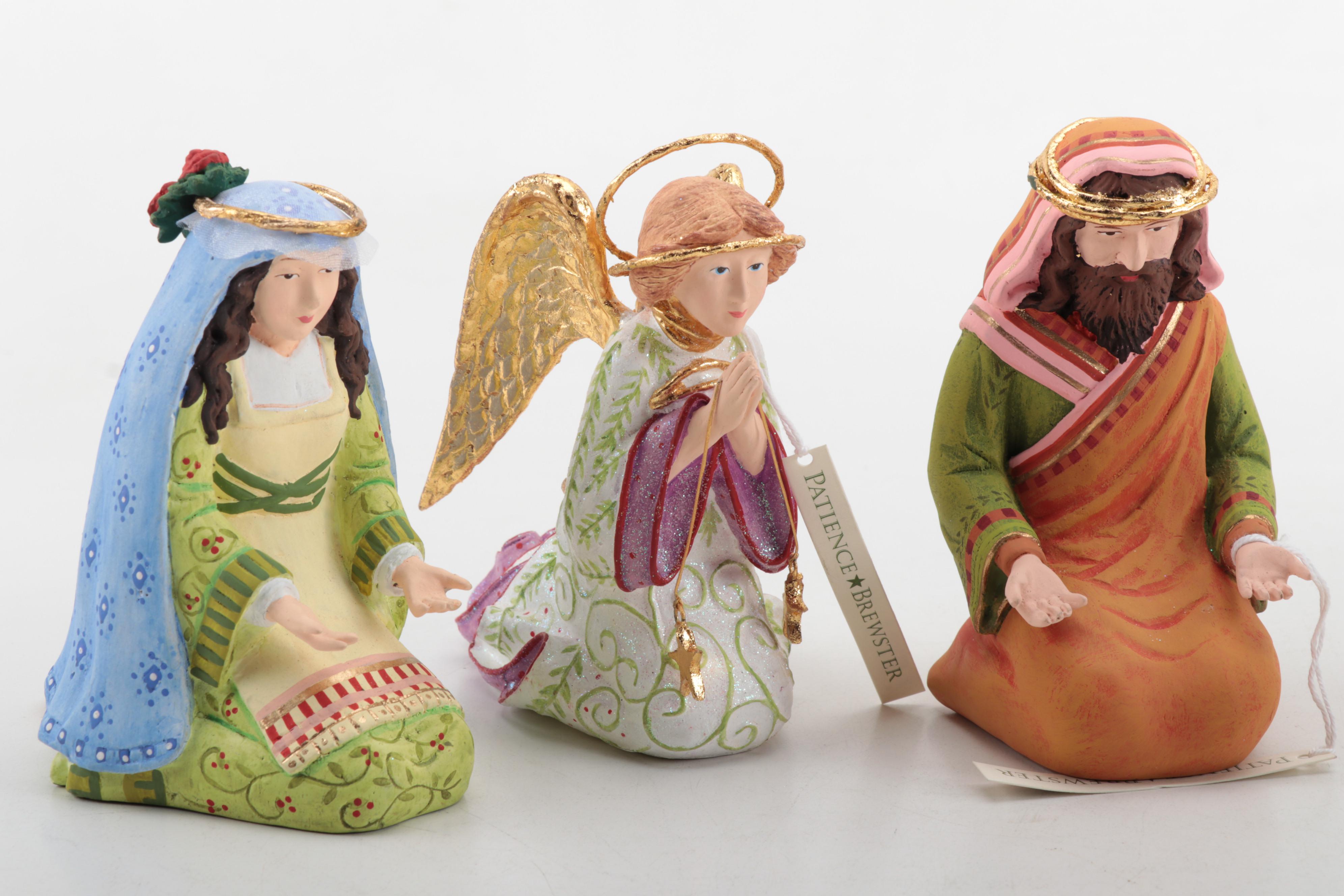 Patience Brewster for MacKenzie-Childs Whimsical Nativity Figure Set