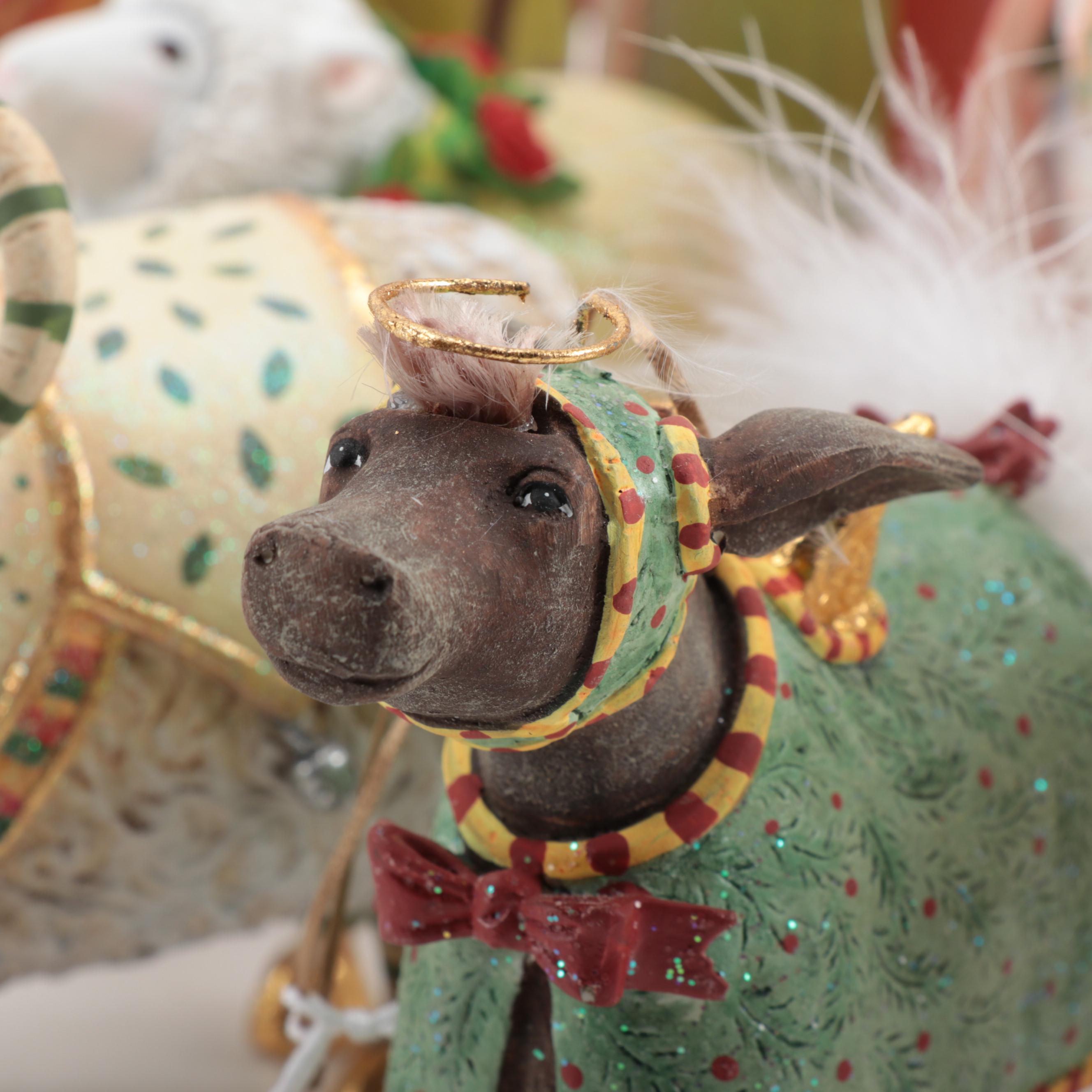 Patience Brewster for MacKenzie-Childs Whimsical Nativity Figure Set