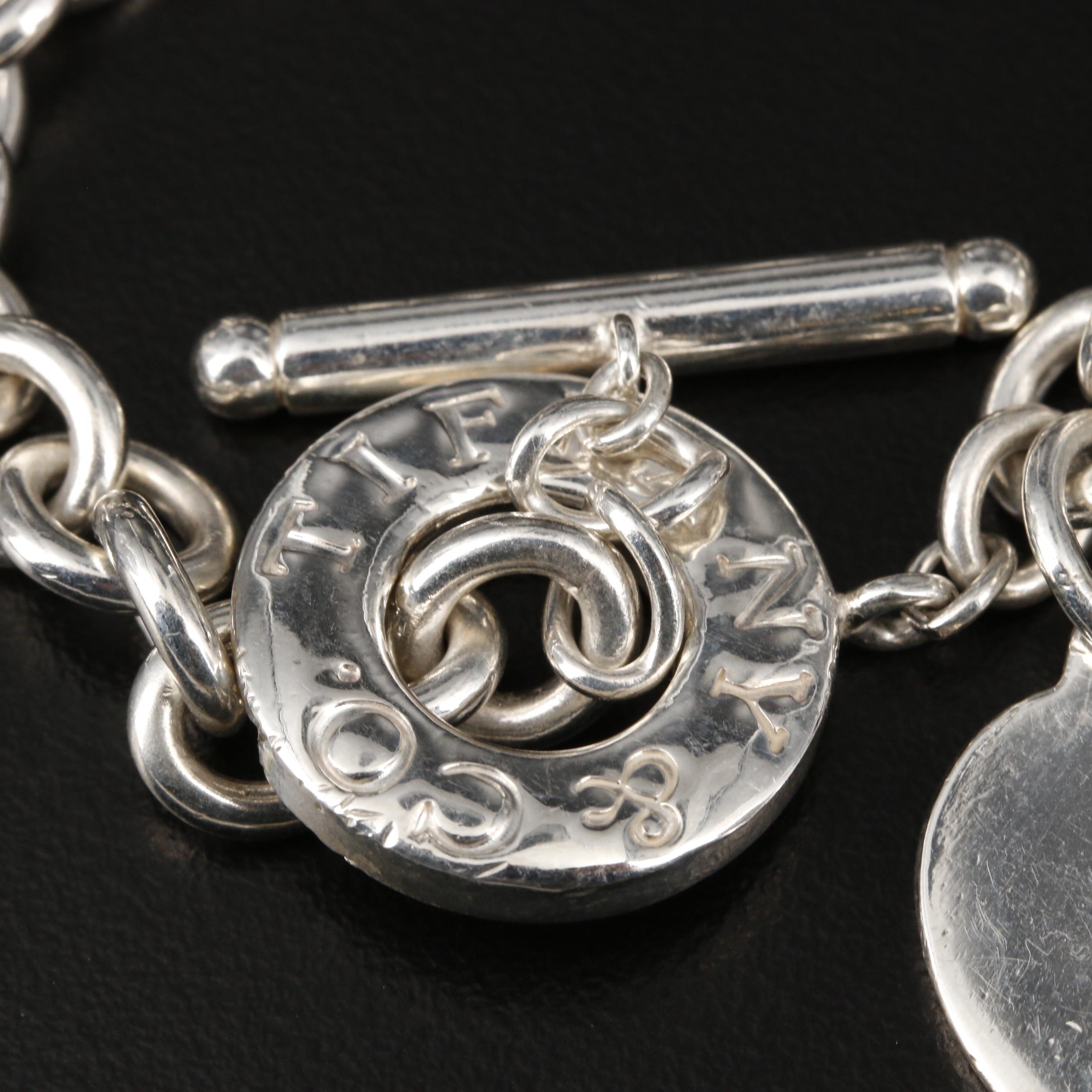 Tiffany & Co. Sterling Silver Heart Tag Bracelet