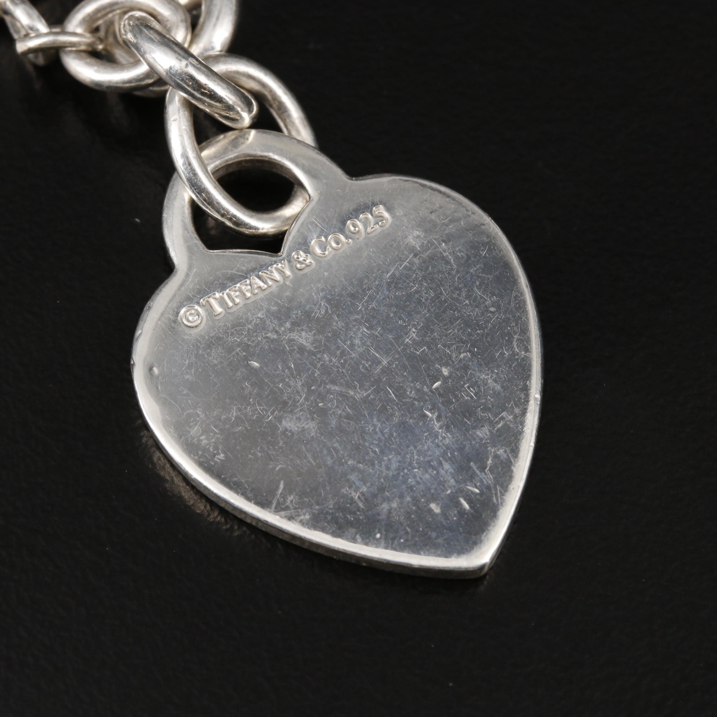 Tiffany & Co. Sterling Silver Heart Tag Bracelet