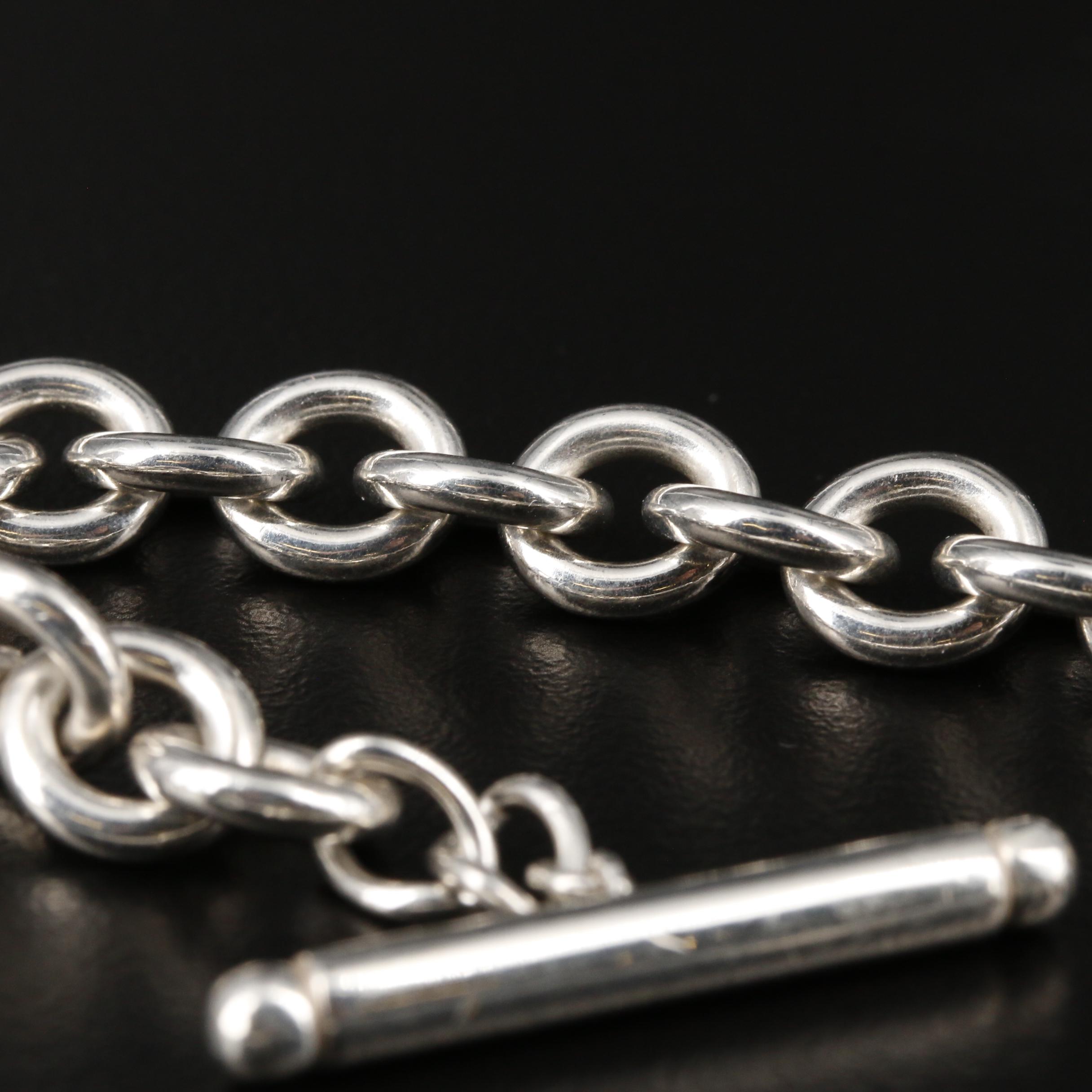 Tiffany & Co. Sterling Silver Heart Tag Bracelet