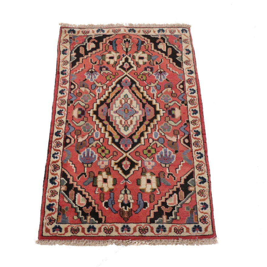 2'2 x 3'6 Hand-Knotted Persian Zanjan Rug, circa 1970