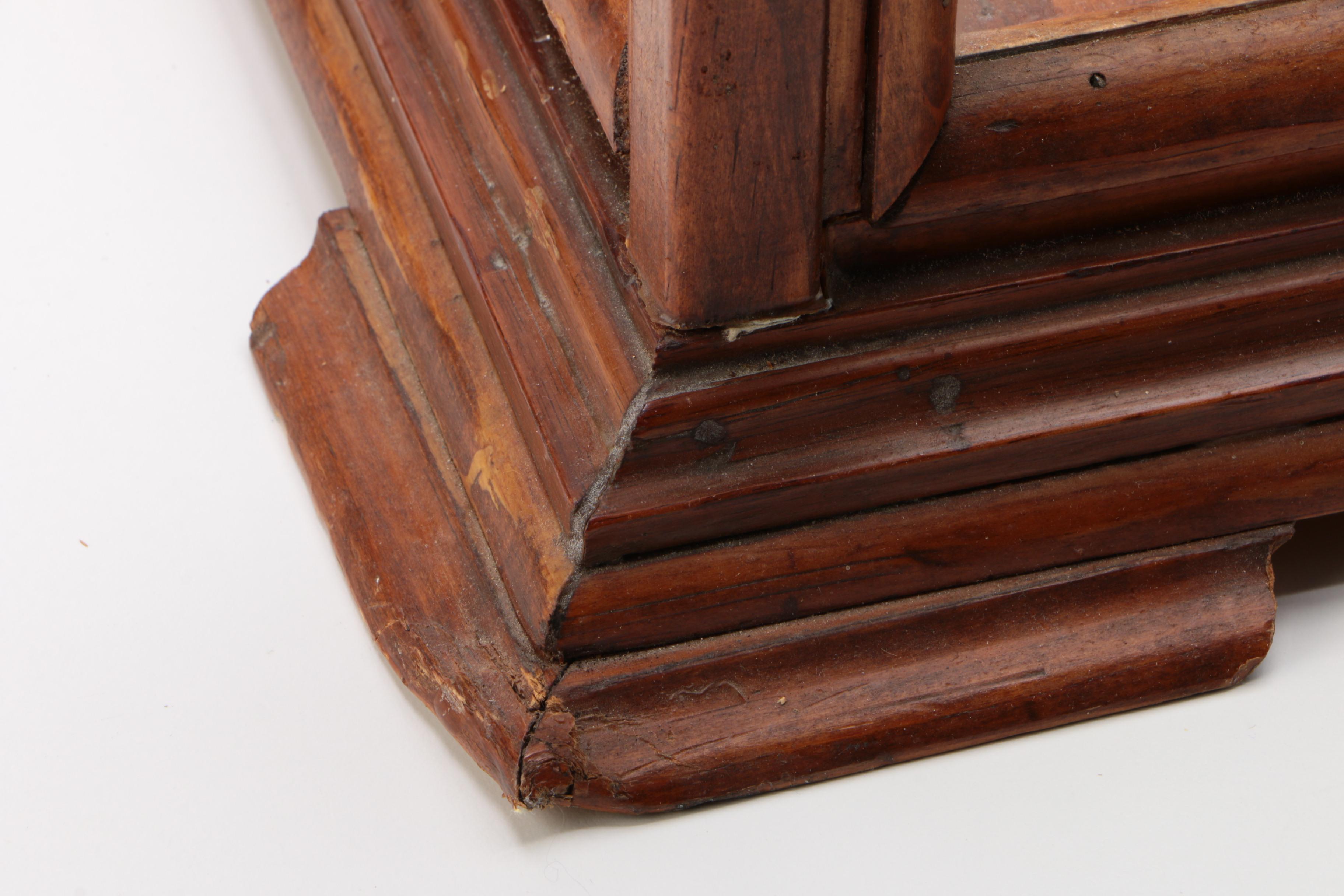 Handcrafted World War II "Duck" Landing Craft Model in Tabletop Display Case