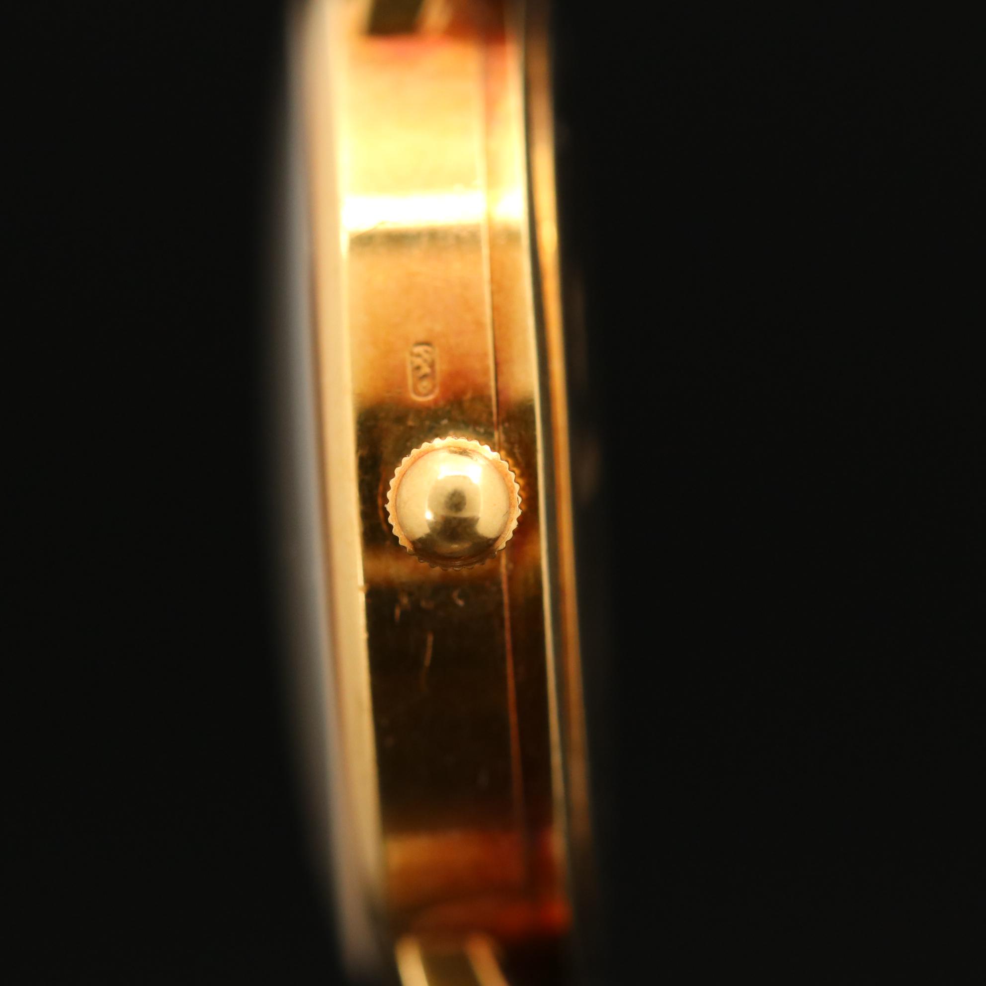 Mario Valentino ORO 18K Gold Quartz Watch