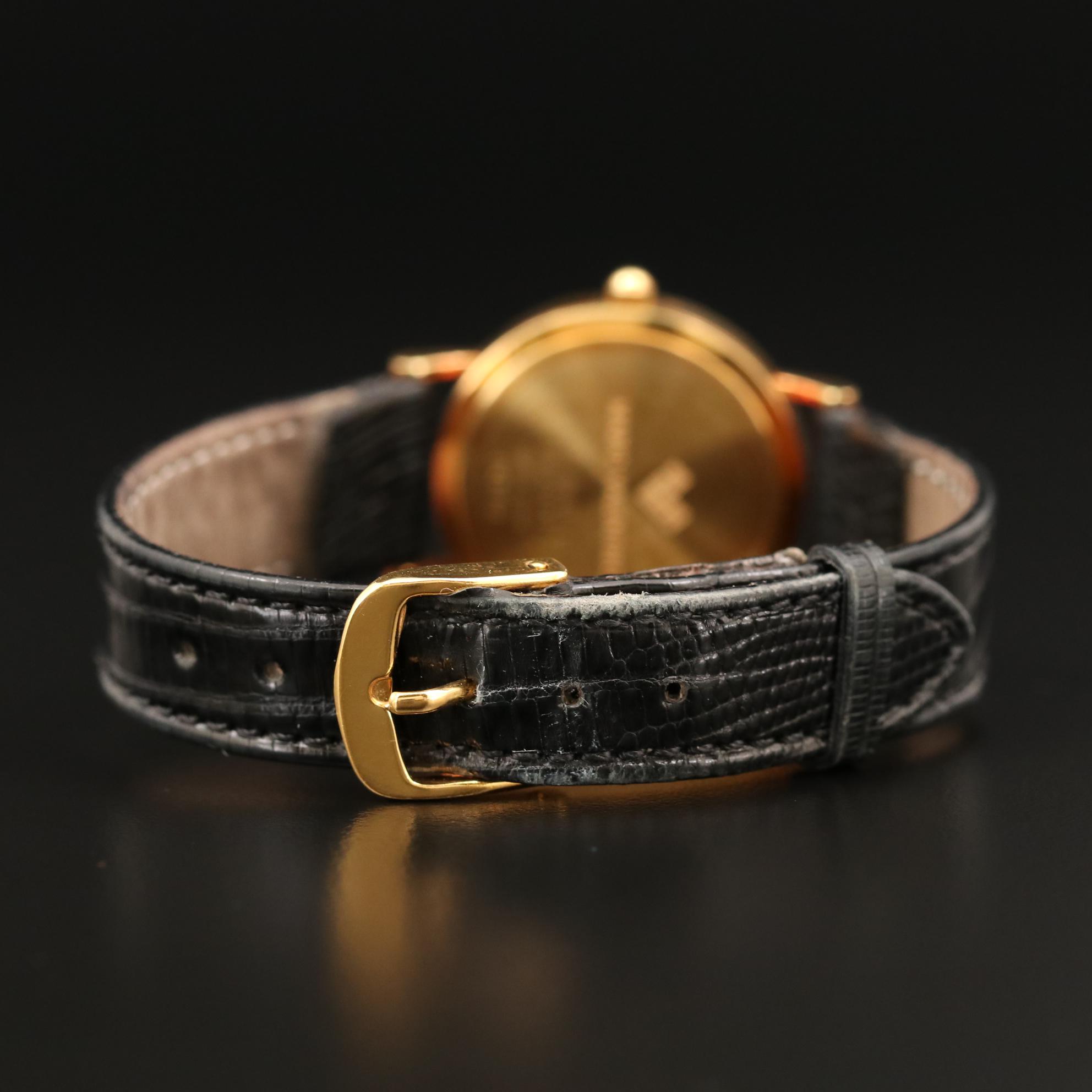 Mario Valentino ORO 18K Gold Quartz Watch