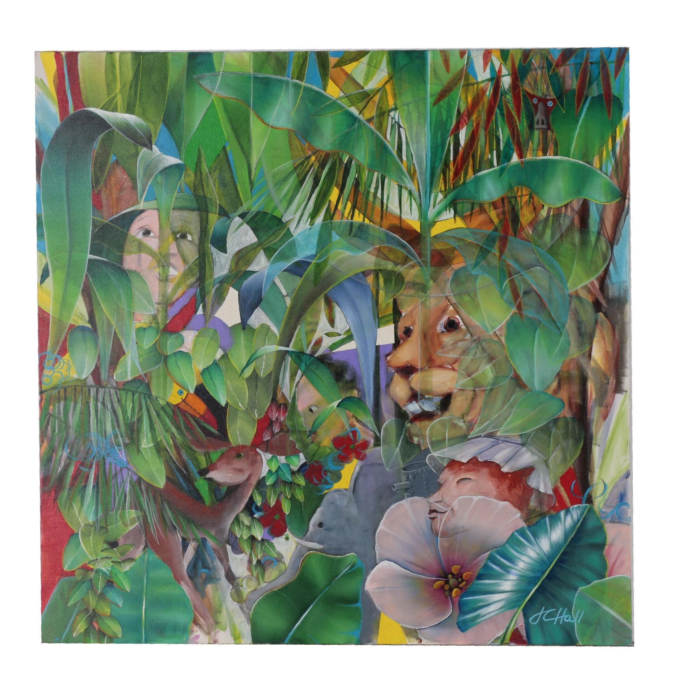 J.C. Hall Acrylic Painting "Kansas"