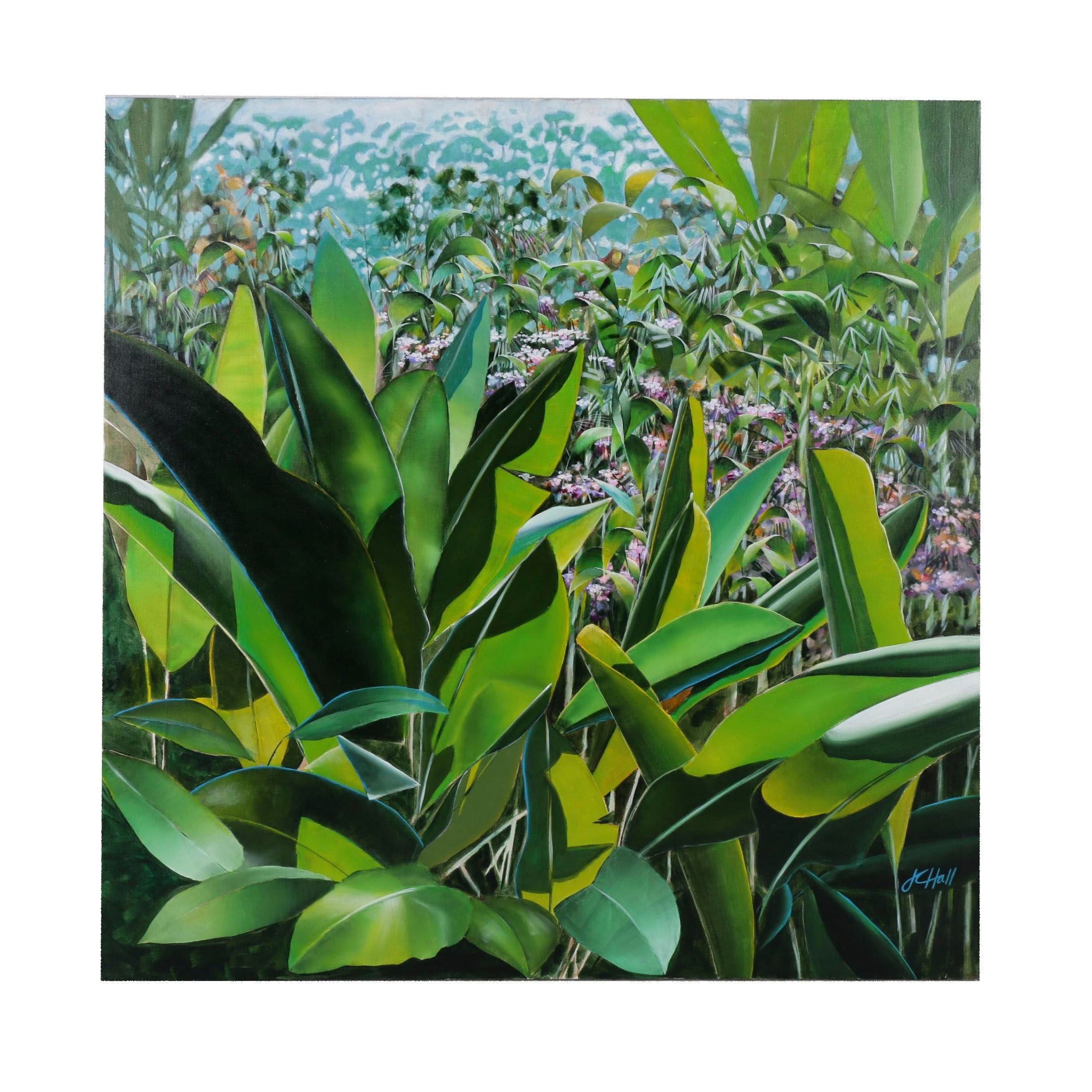 J.C. Hall Monumental Acrylic Painting