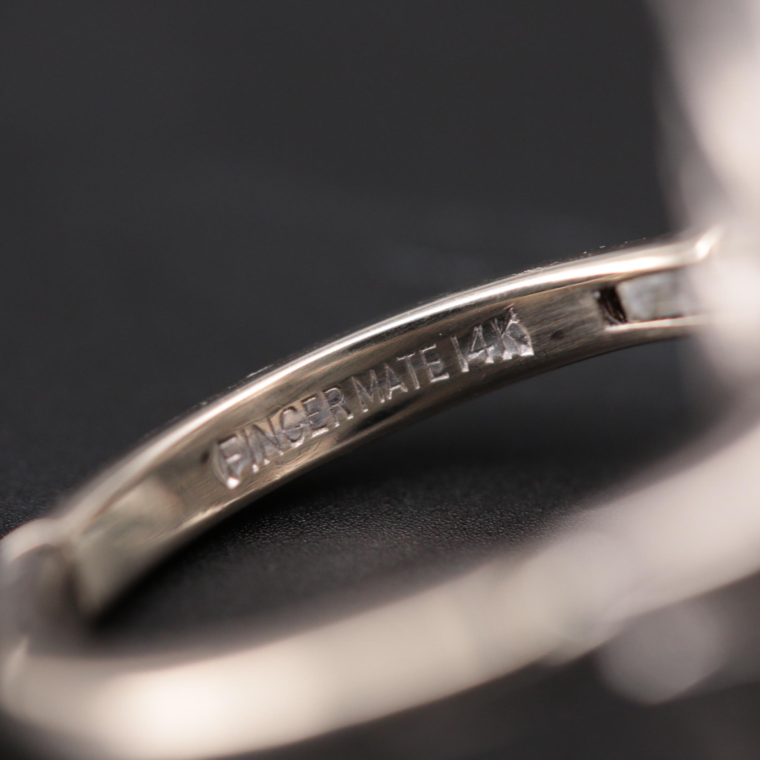 Vintage Palladium 22.67 CT Star Sapphire and 1.26 CTW Diamond Ring