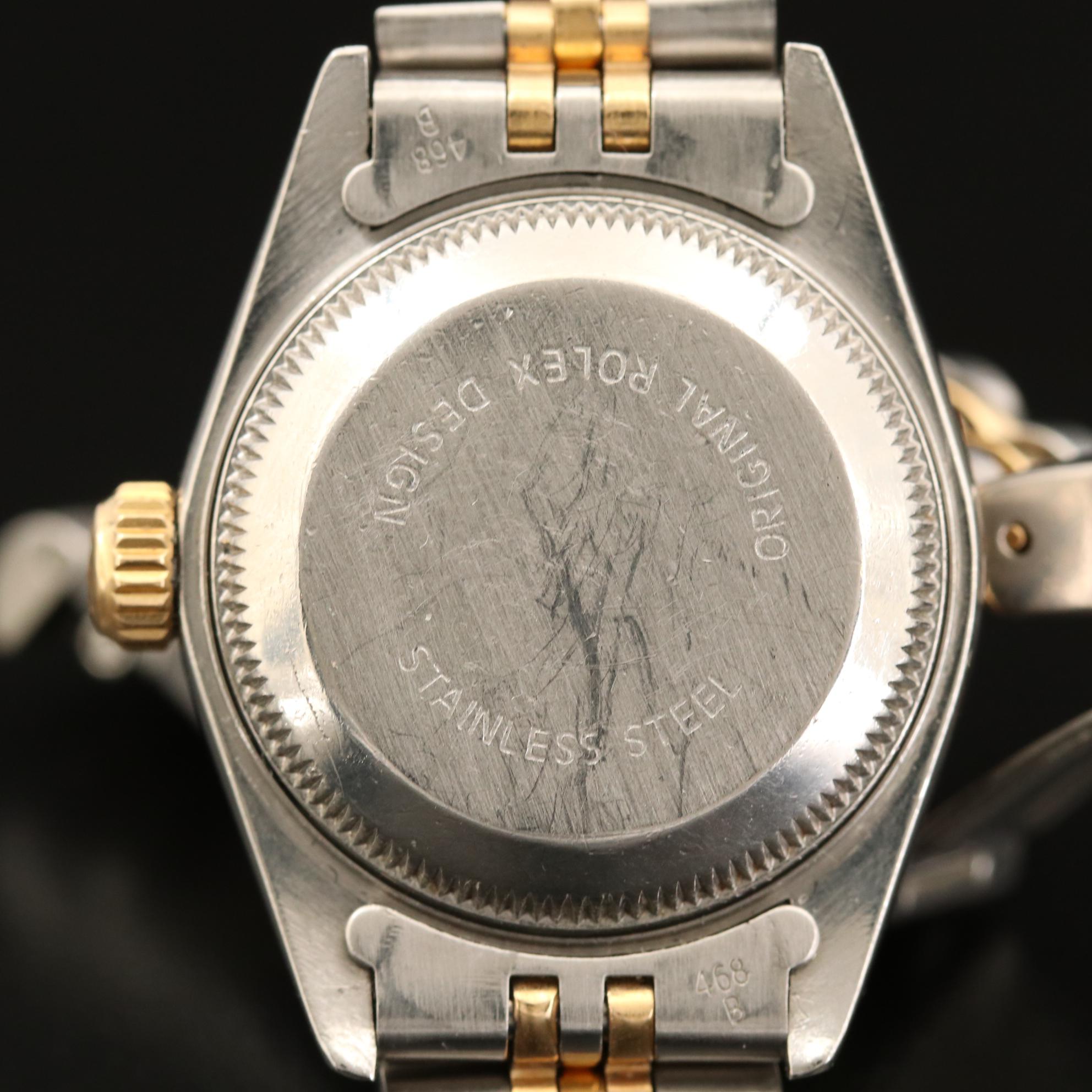 Rolex Datejust 18K Gold and Stainless Steel Automatic Watch, 1991