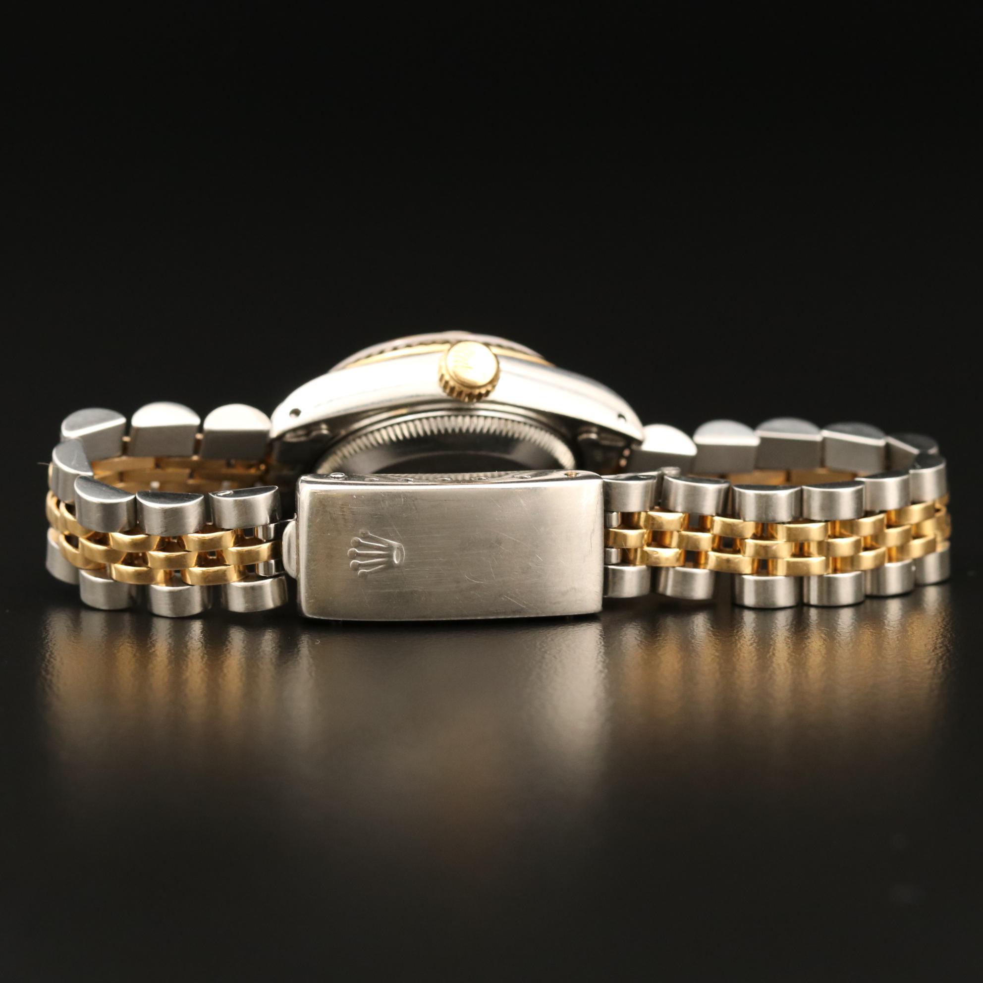 Rolex Datejust 18K Gold and Stainless Steel Automatic Watch, 1991