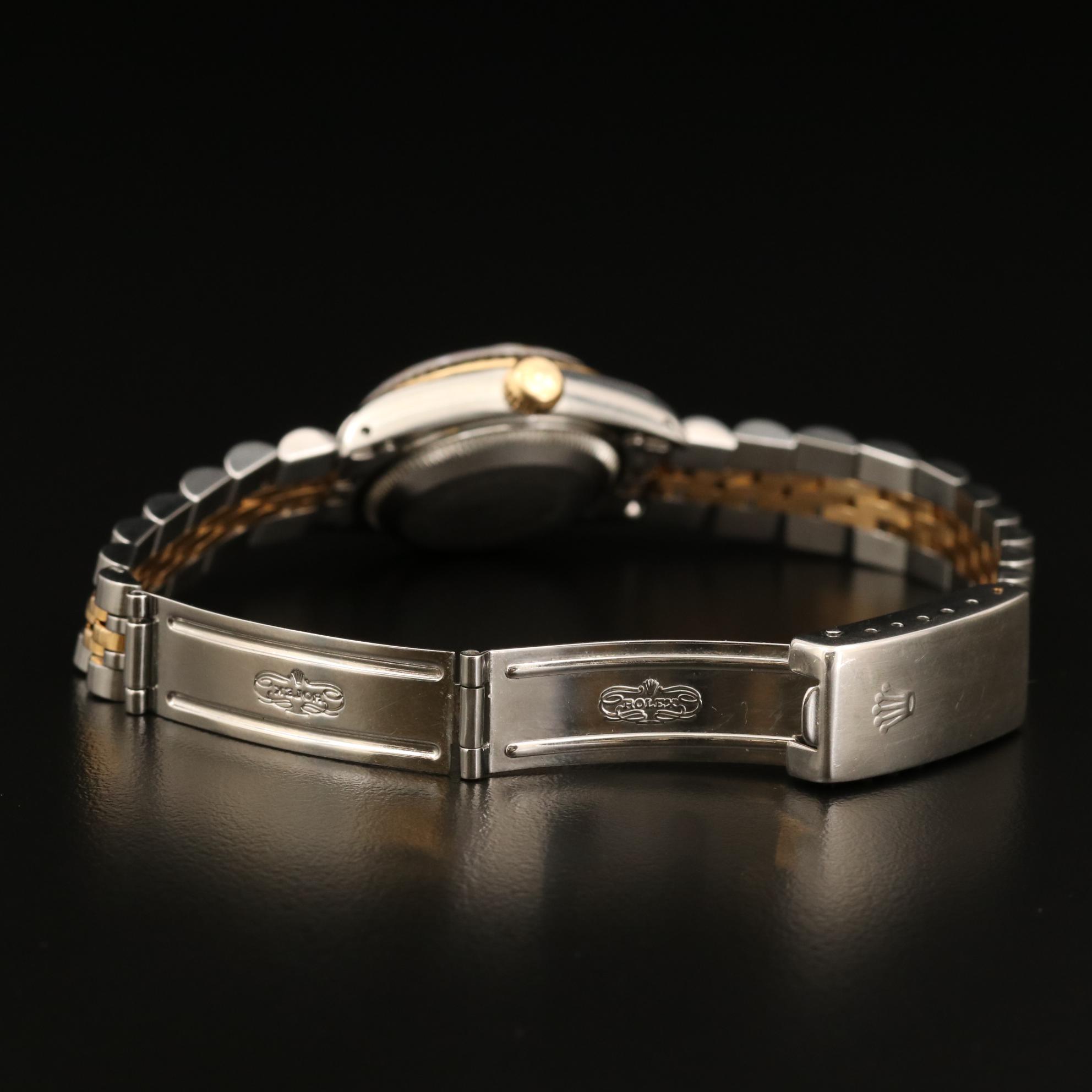 Rolex Datejust 18K Gold and Stainless Steel Automatic Watch, 1991