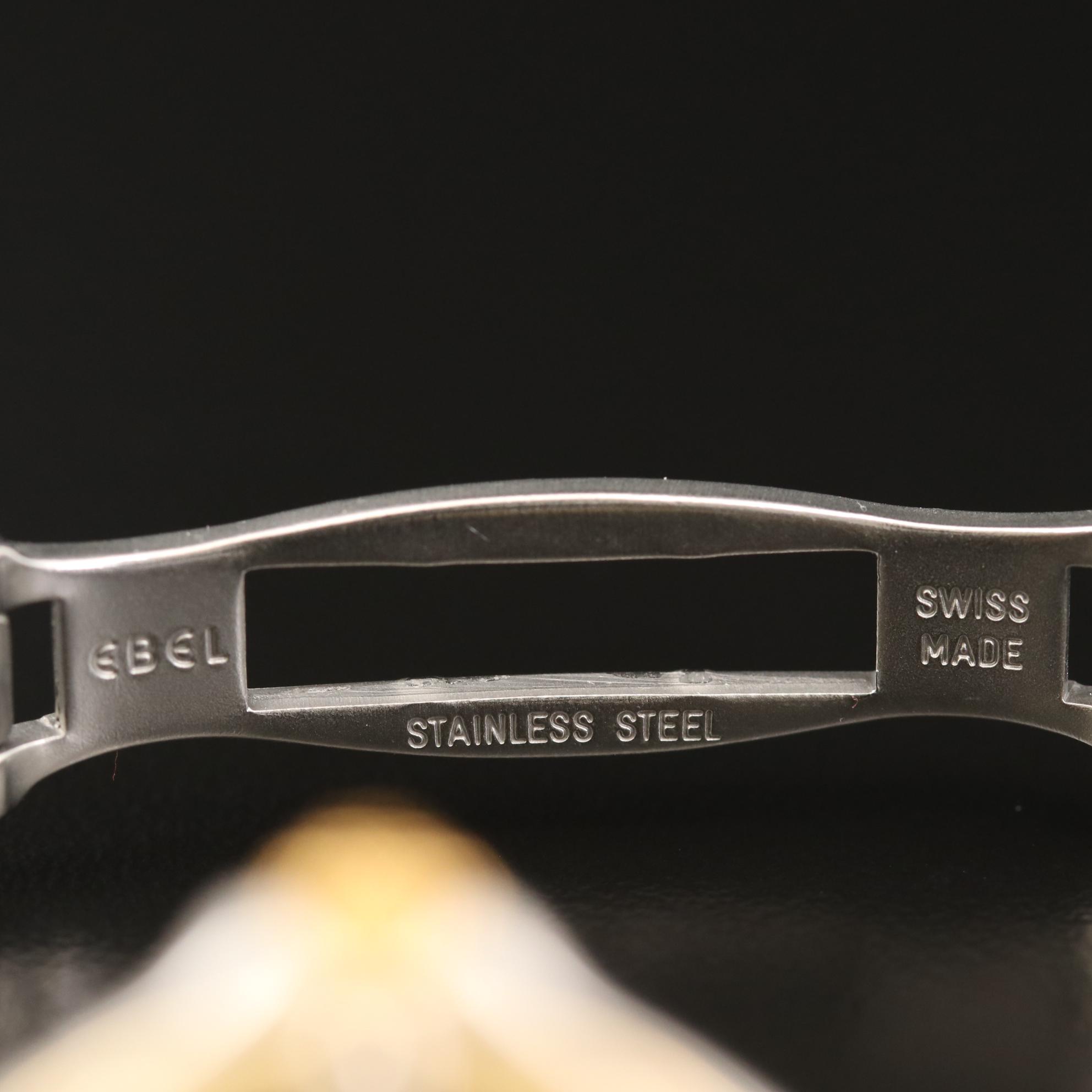 Ebel Sportwave Two-Tone Quartz Watch with Date Window