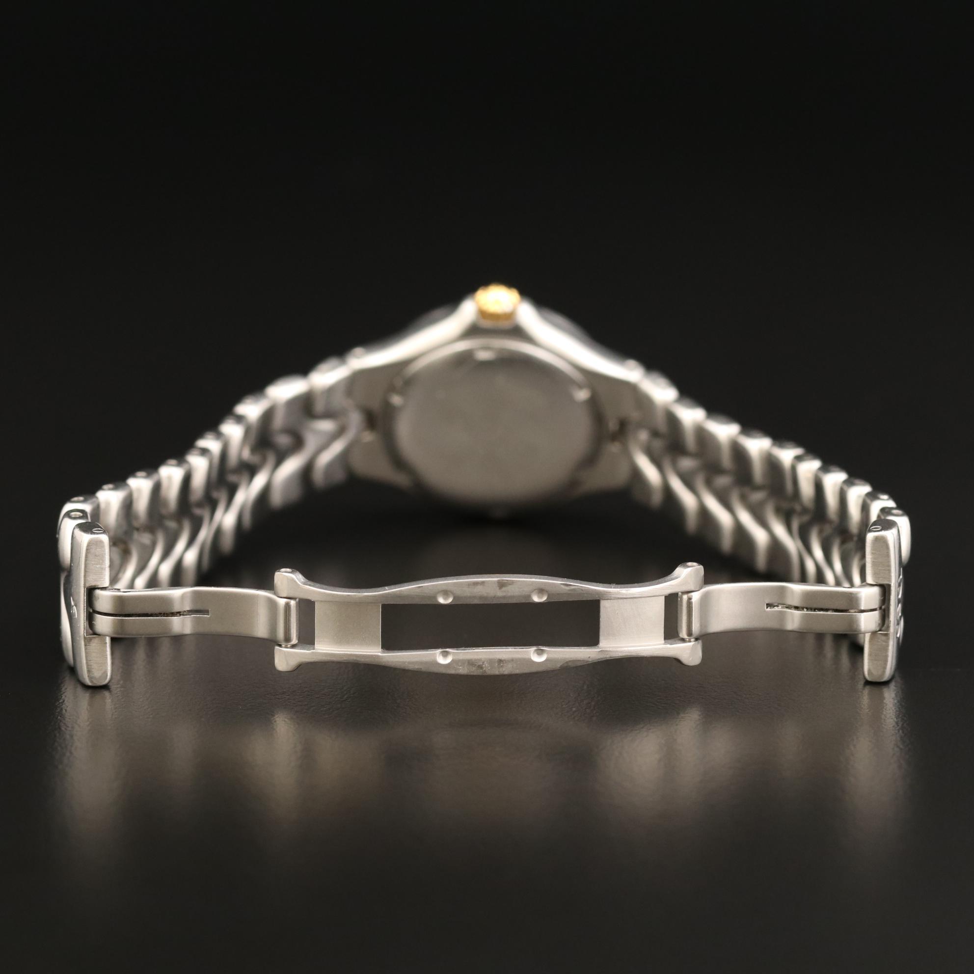 Ebel Sportwave Two-Tone Quartz Watch with Date Window