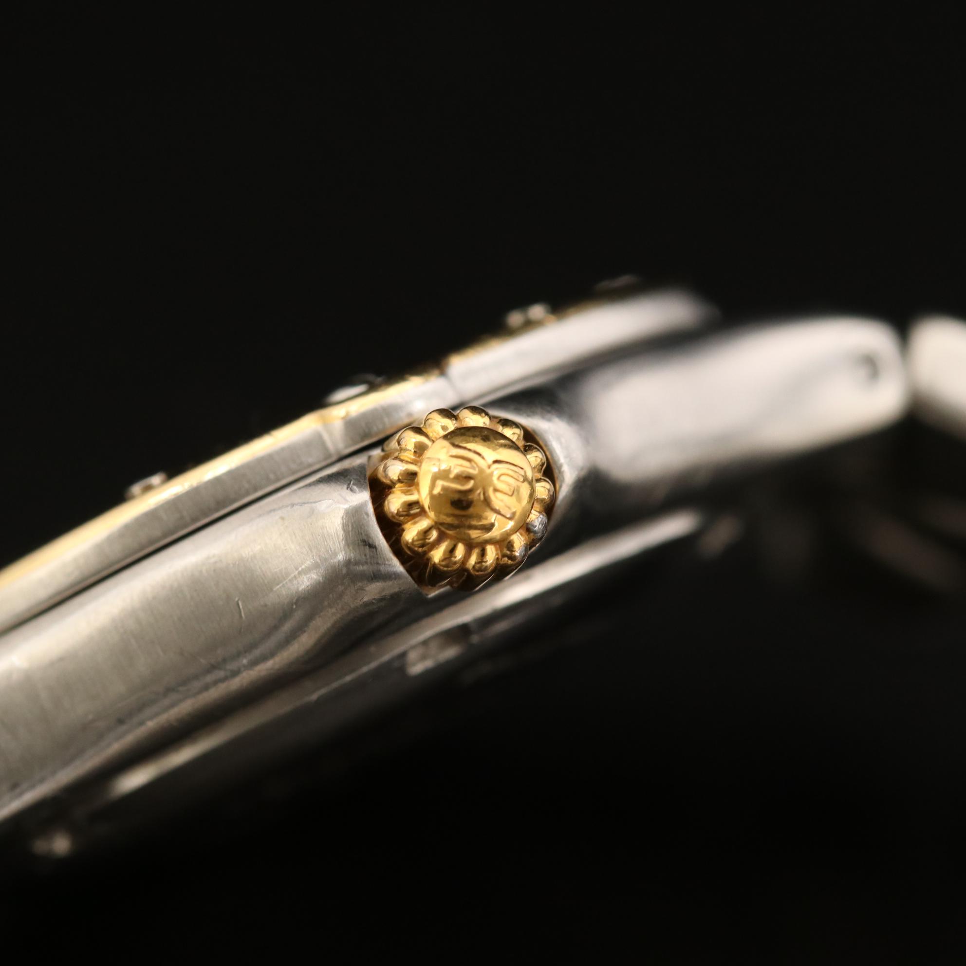 Ebel Sportwave Two-Tone Quartz Watch with Date Window