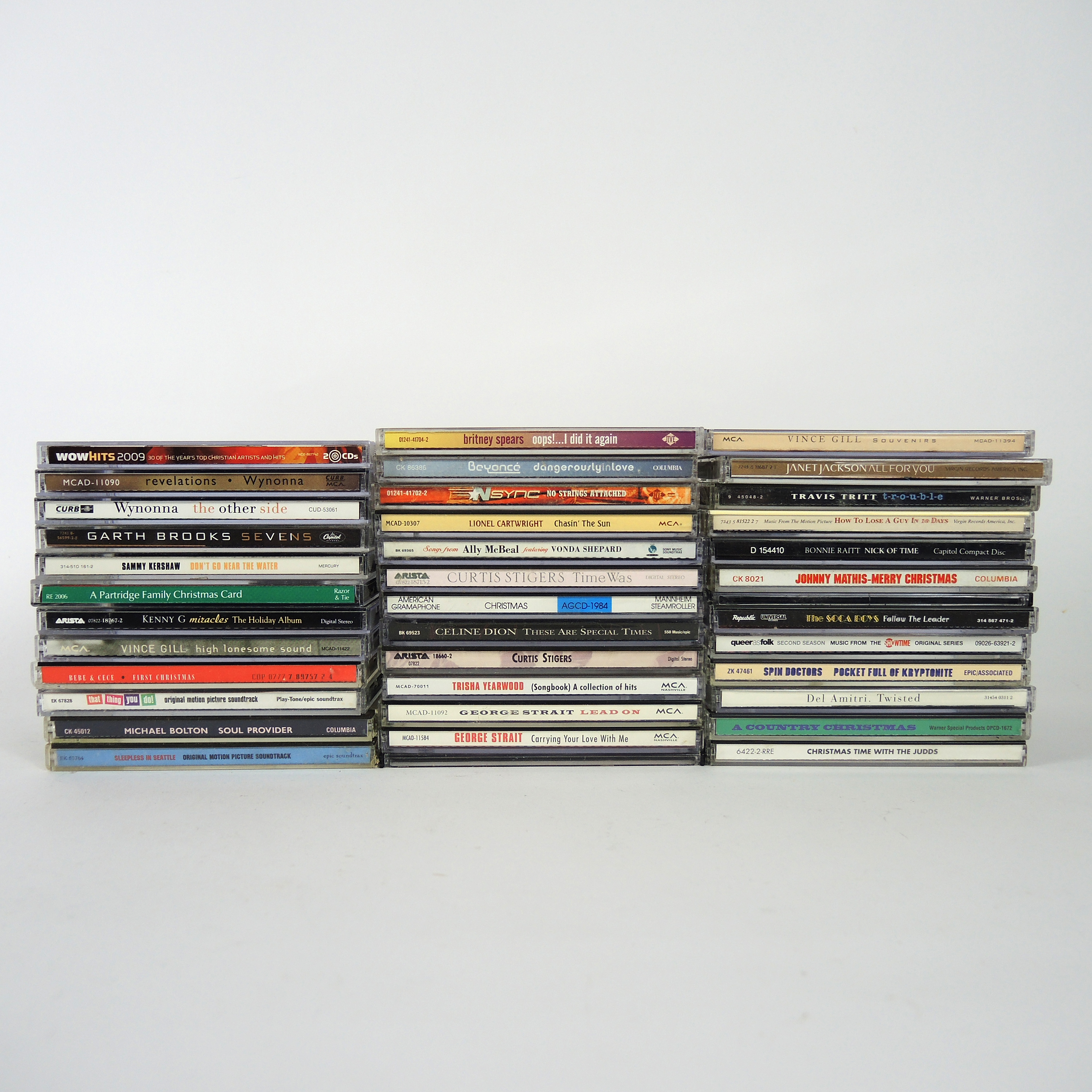 Music CDs, "Downton Abbey" Season 1-3, "Scandal" and other TV Series DVDs